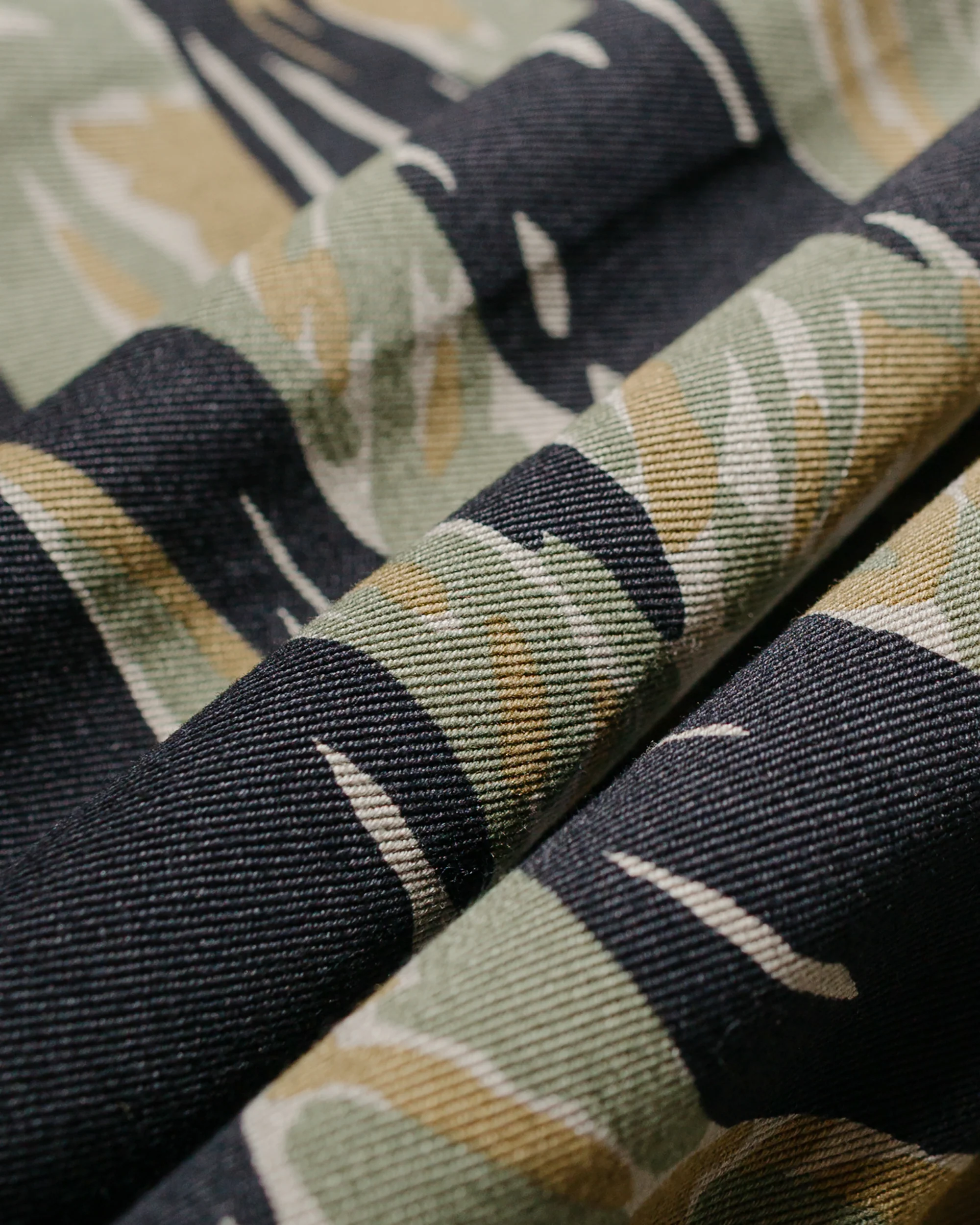 The Real McCoy's MP25003 Tiger Camouflage Trousers / Tadpole Green - Image 6