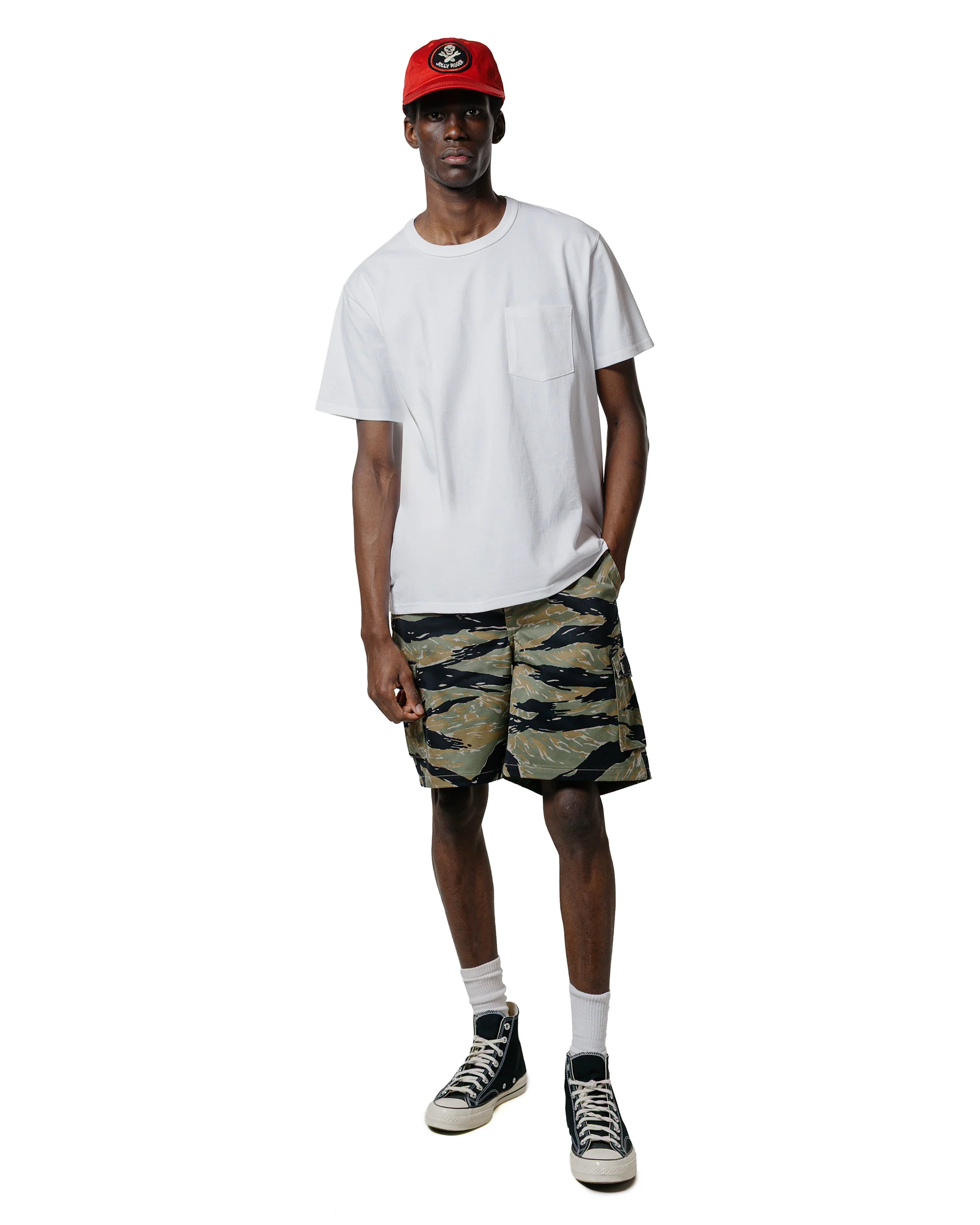 The Real McCoy's MP25004 Tiger Camouflage Shorts / Tadpole Green - Image 4