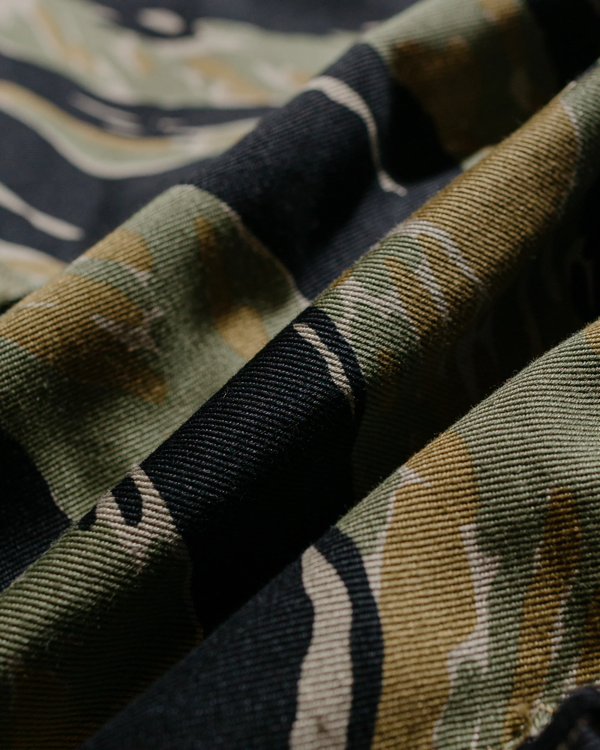 The Real McCoy's MP25004 Tiger Camouflage Shorts / Tadpole Green - Image 6