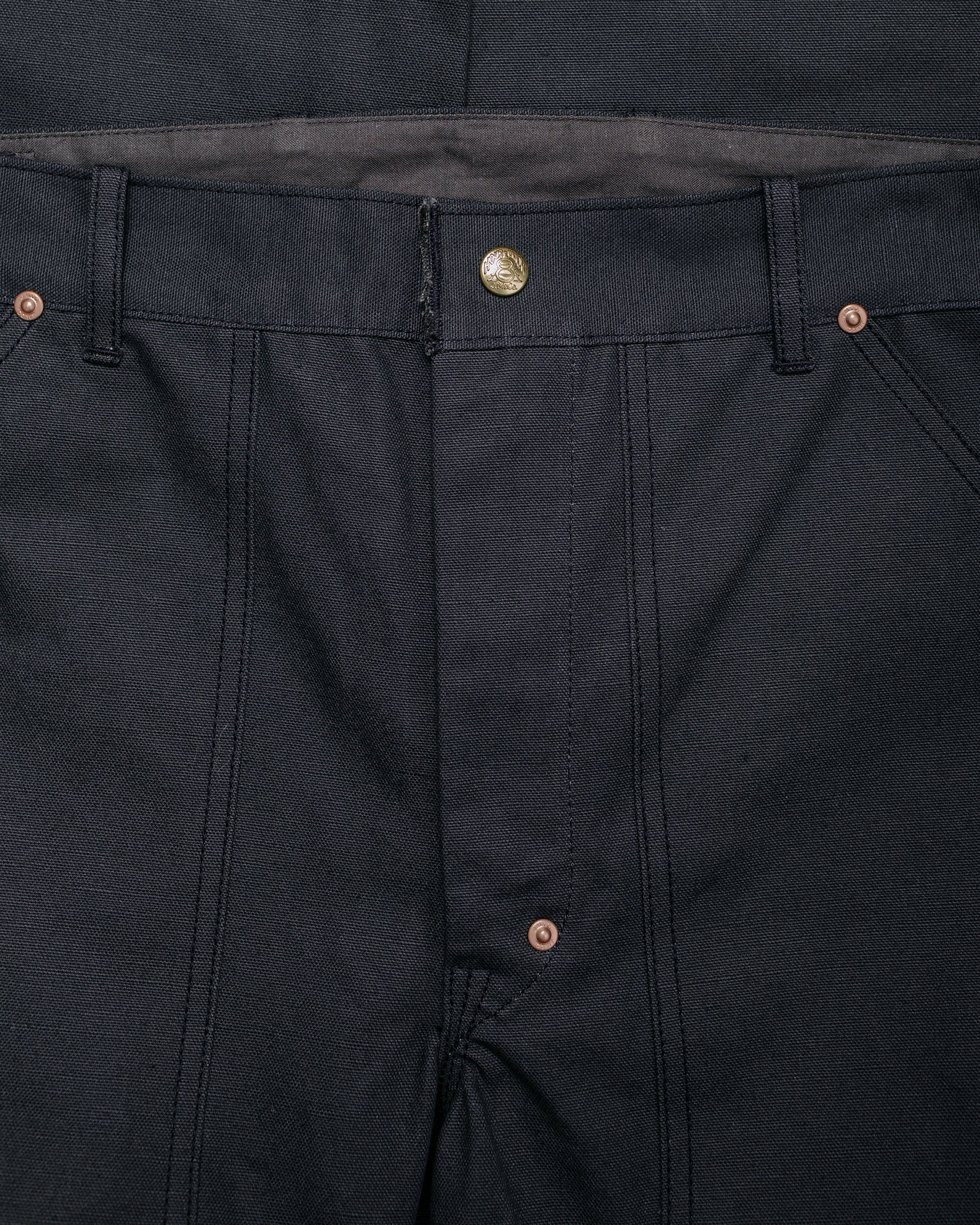 The Real McCoy's MP25102 Double-Knee Work Trousers Charcoal - Image 5