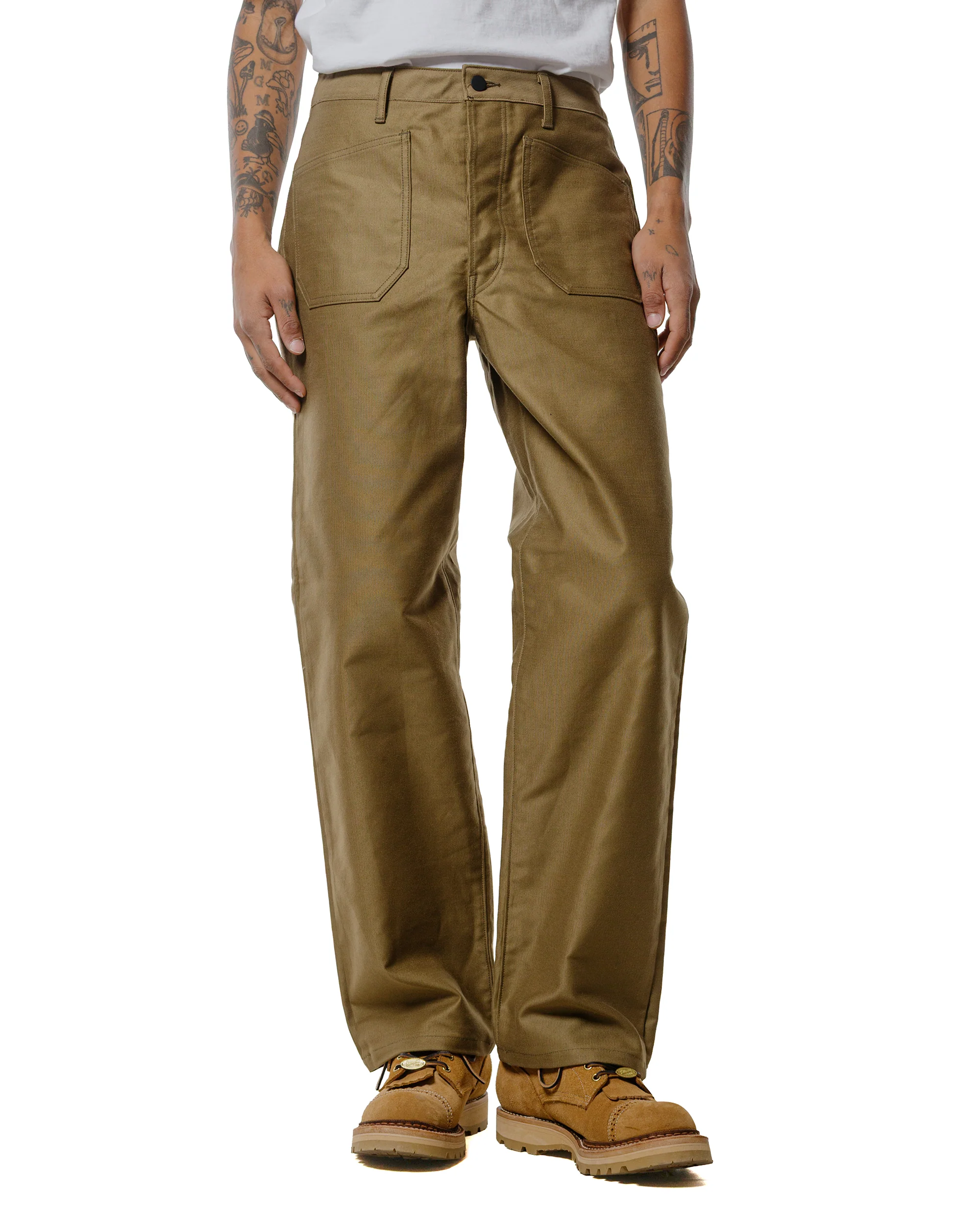 The Real McCoy's MP25103 U.S.N. N-1 Trousers Modify Khaki - Image 2