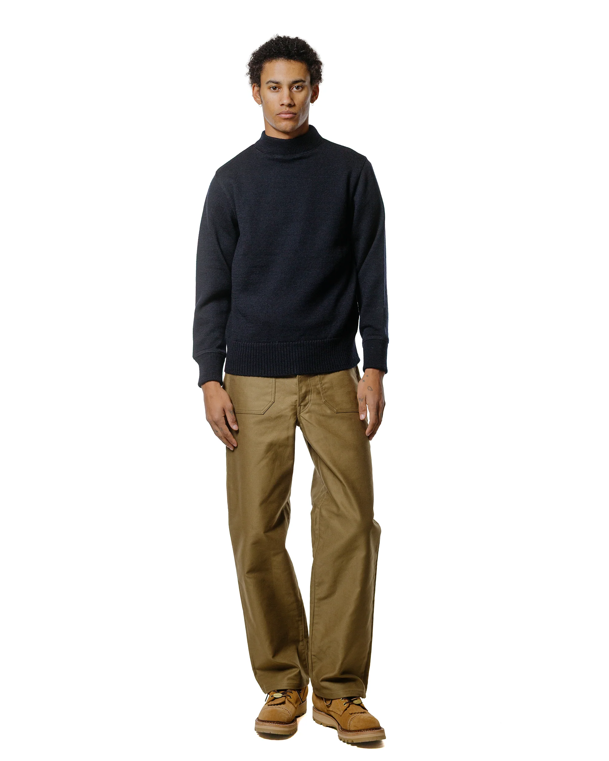 The Real McCoy's MP25103 U.S.N. N-1 Trousers Modify Khaki - Image 4