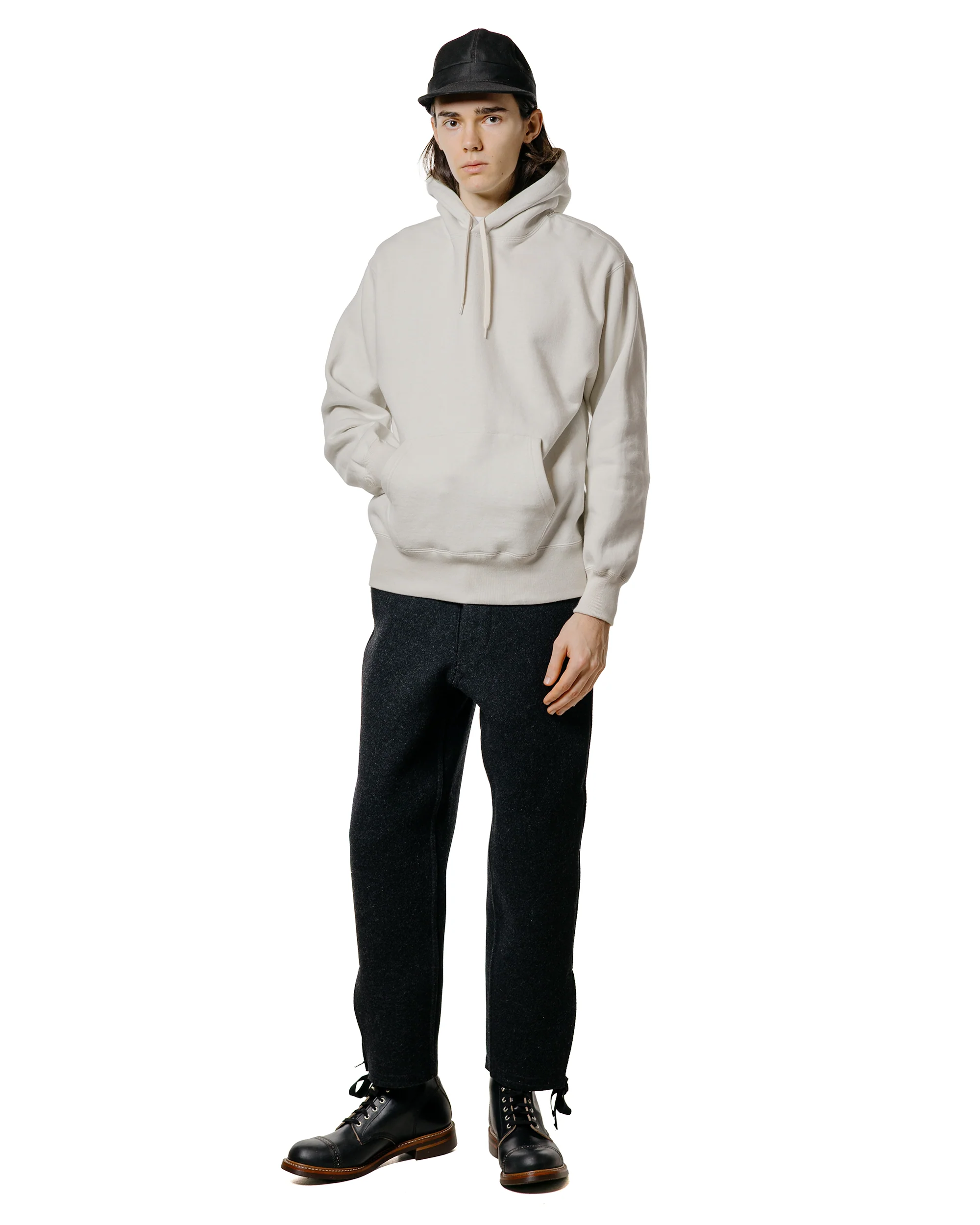 The Real McCoy's MP25105 Double-Pleat Corduroy Trousers Black - Image 4