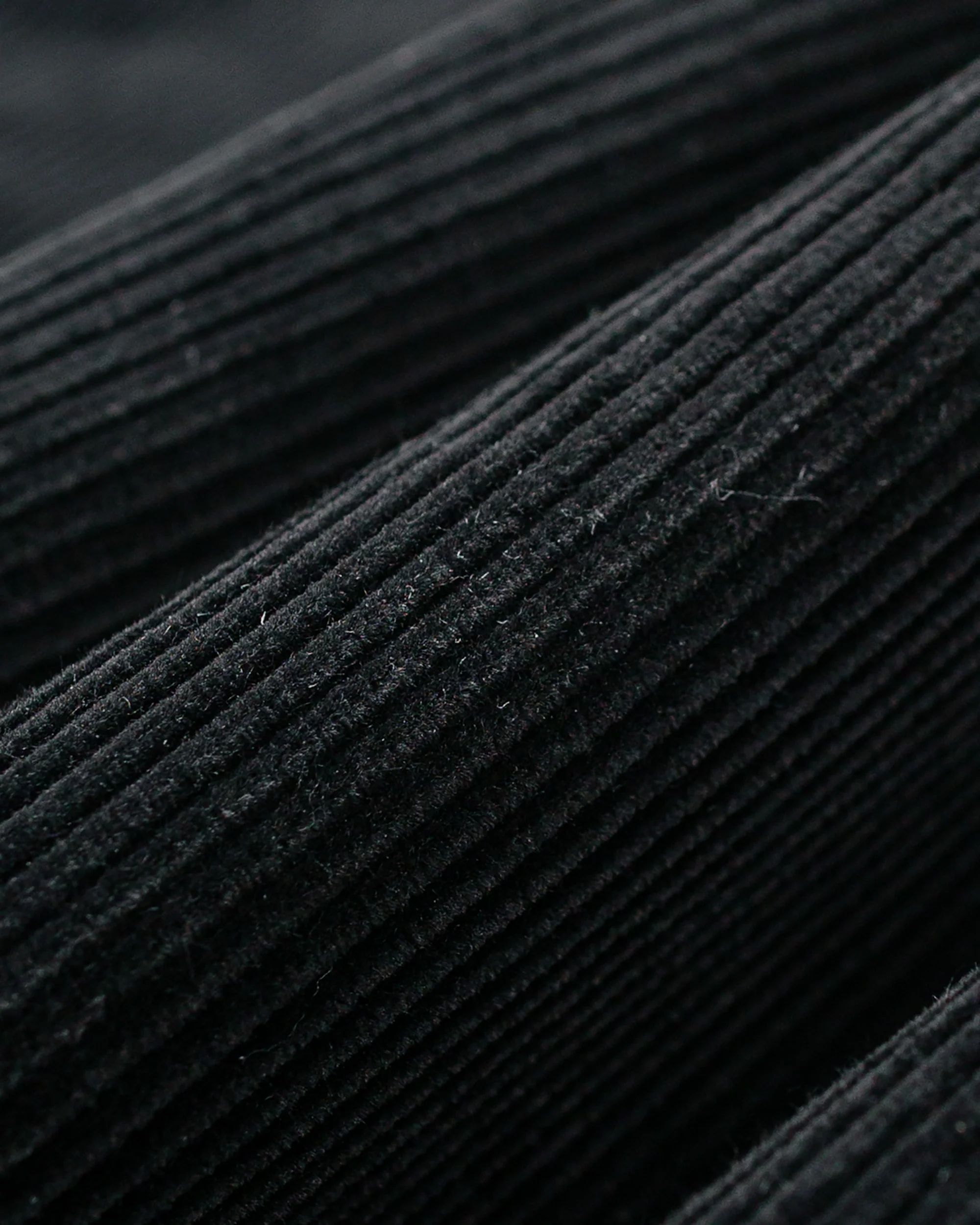 The Real McCoy's MP25105 Double-Pleat Corduroy Trousers Black - Image 6
