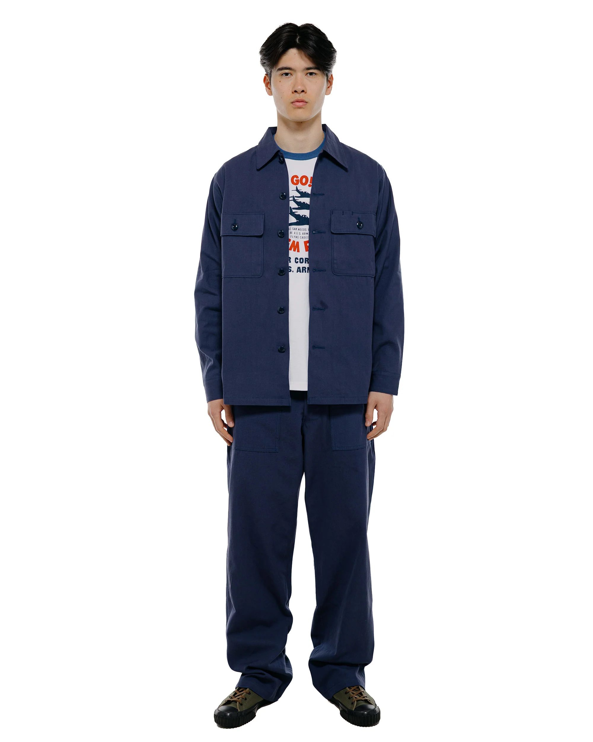 The Real McCoy's MP26013 Trousers, Man's, Missile Combat Crew Blue - Image 5