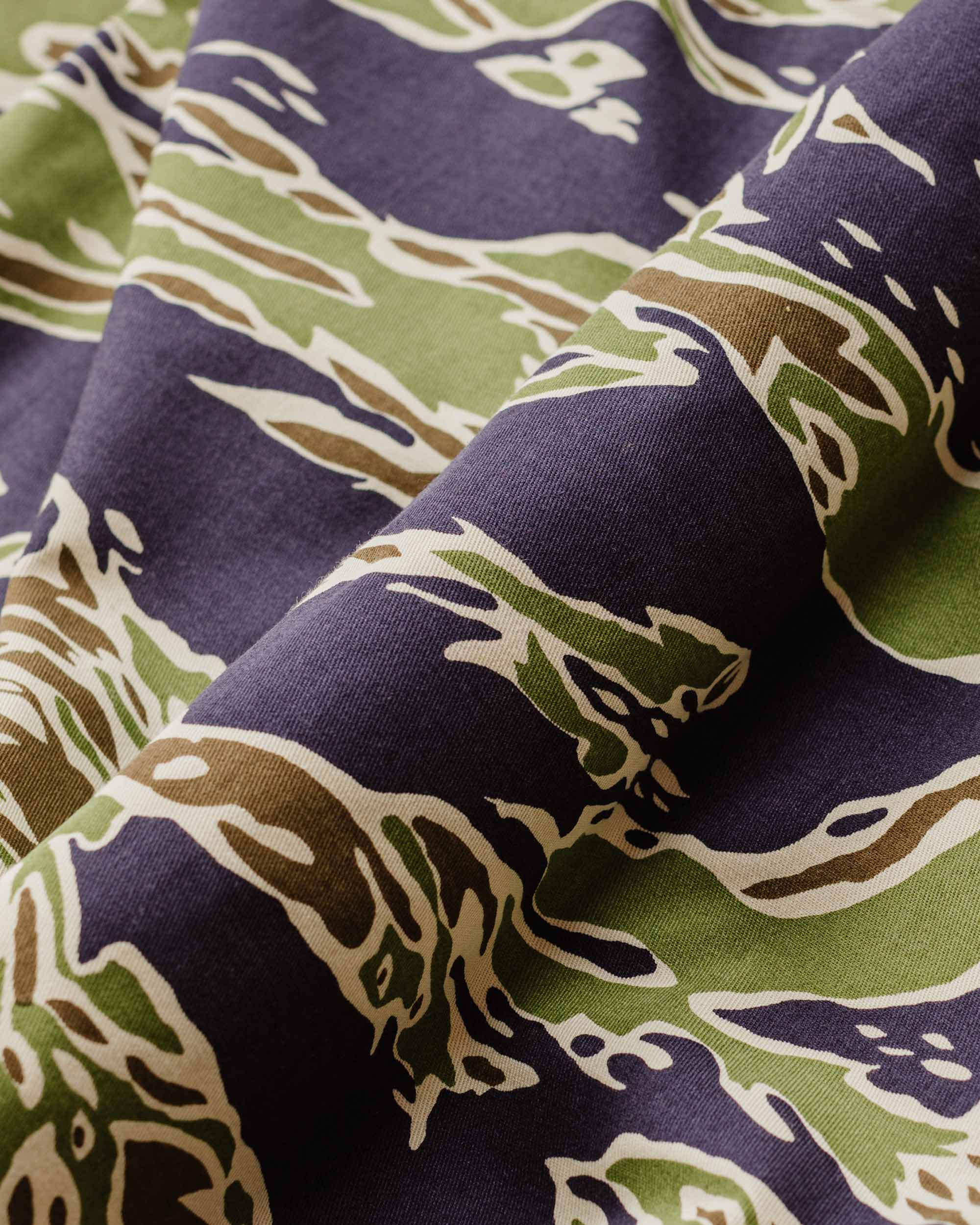 The Real McCoy's MS23002 Tiger Camouflage Shirt / Late War Green - Image 5