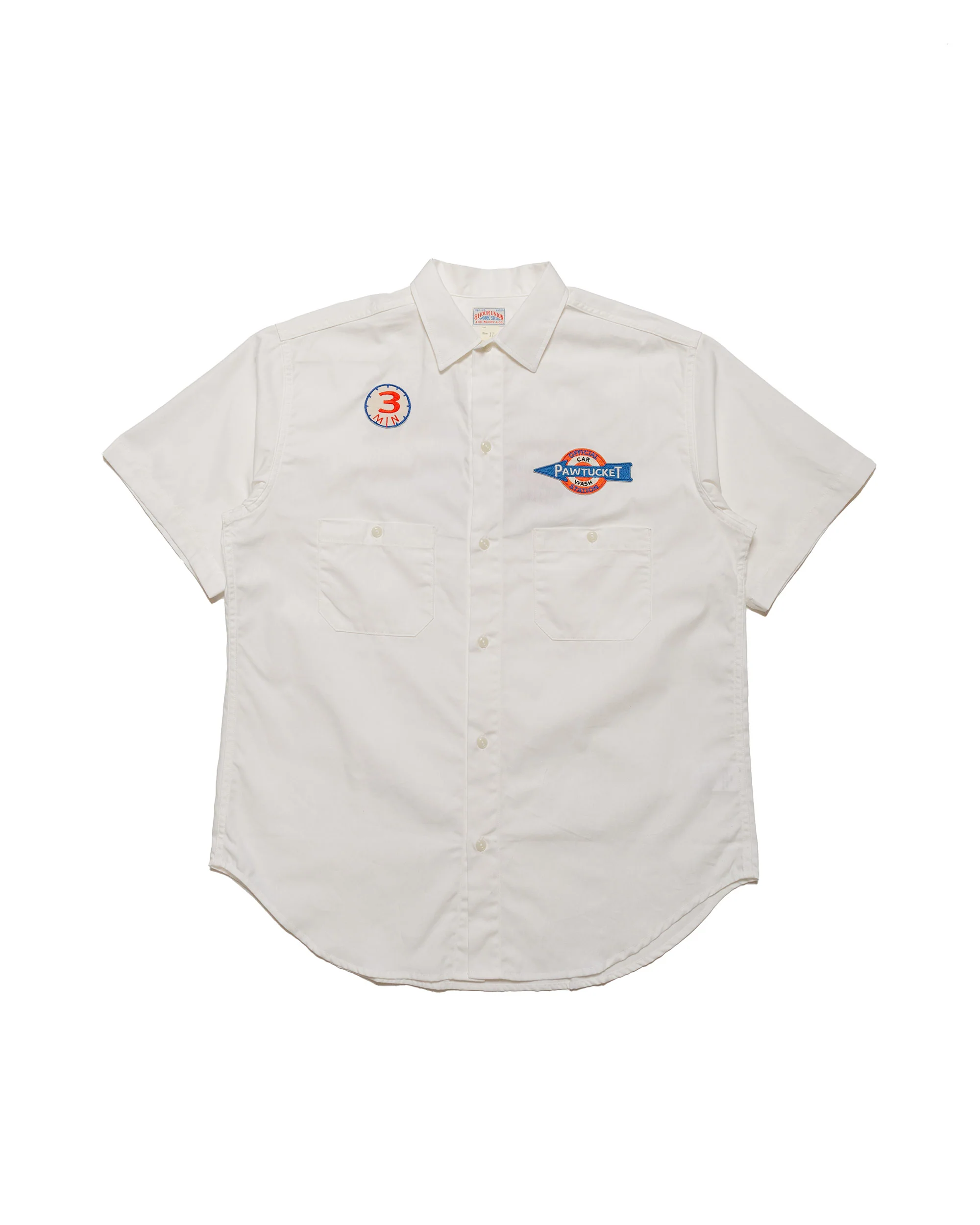 The Real McCoy's MS24005 Cotton Serviceman Shirt / Pawtucket White