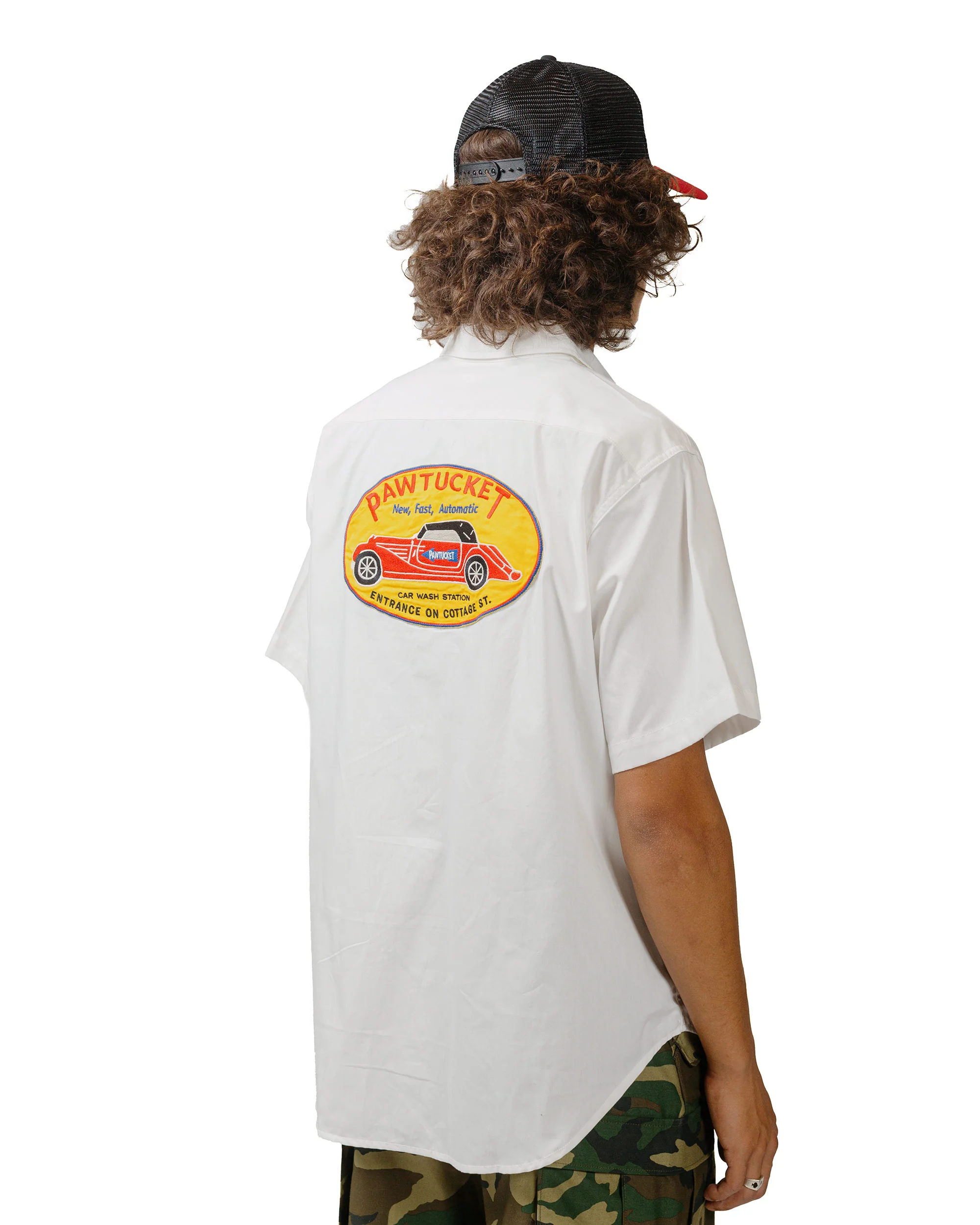 The Real McCoy's MS24005 Cotton Serviceman Shirt / Pawtucket White - Image 3