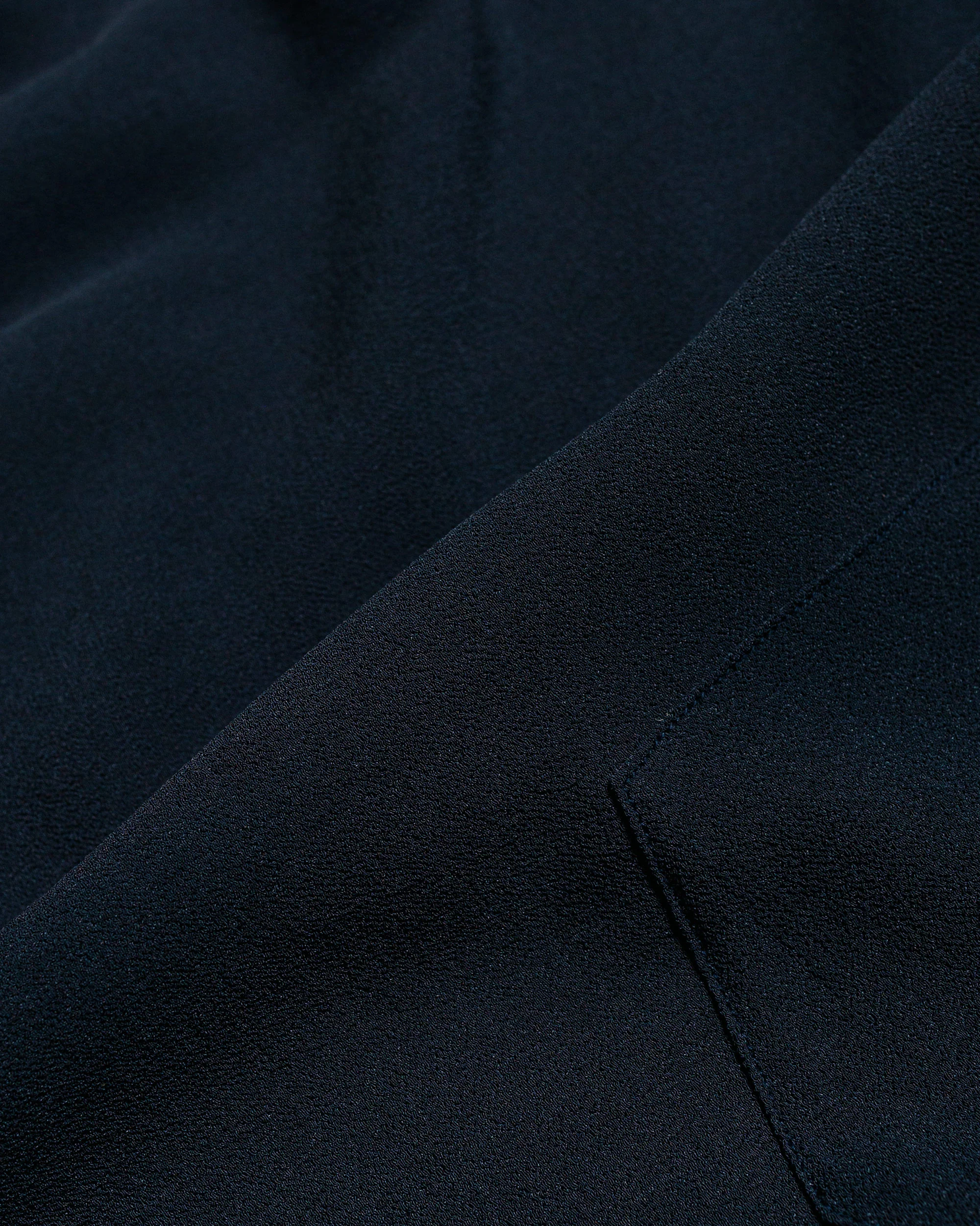 The Real McCoy's MS24008 Silk Rayon Open Collar Shirt Navy - Image 5