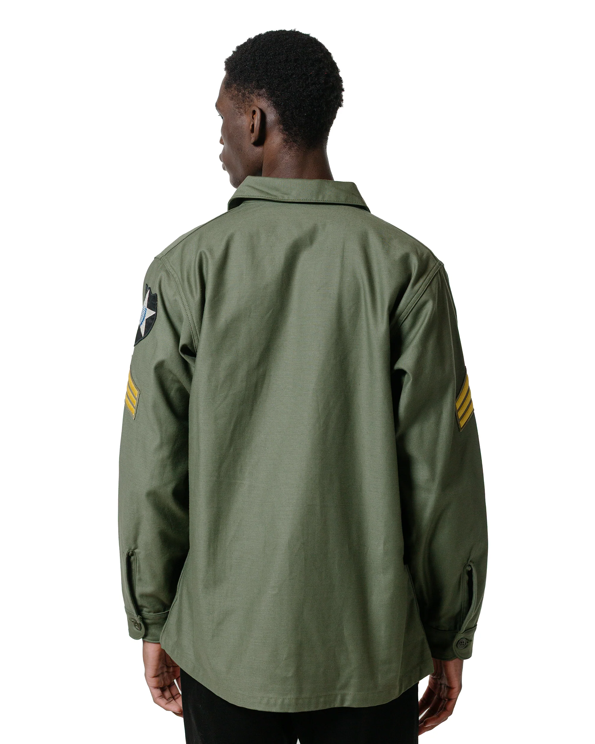 The Real McCoy's MS25002 OG-107 Utility Shirt / Imjin Scouts Olive - Image 3