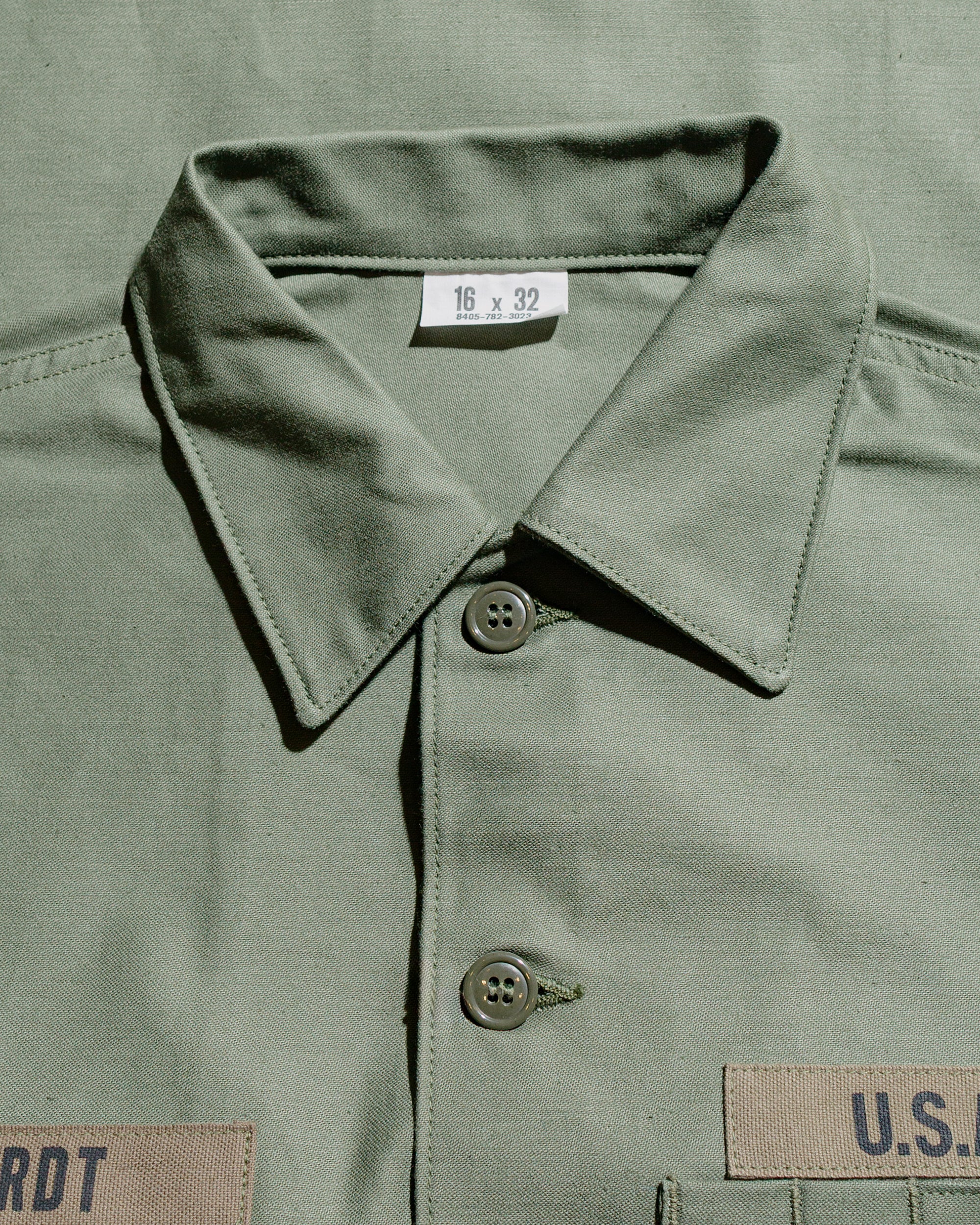 The Real McCoy's MS25002 OG-107 Utility Shirt / Imjin Scouts Olive - Image 5