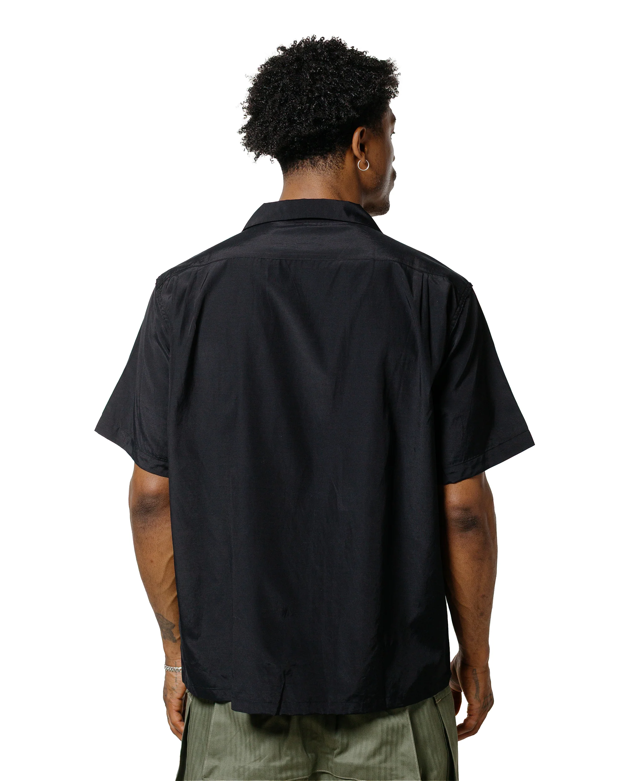 The Real McCoy's MS25009 Viet-Nam Open Collar Souvenir Shirt Black - Image 3