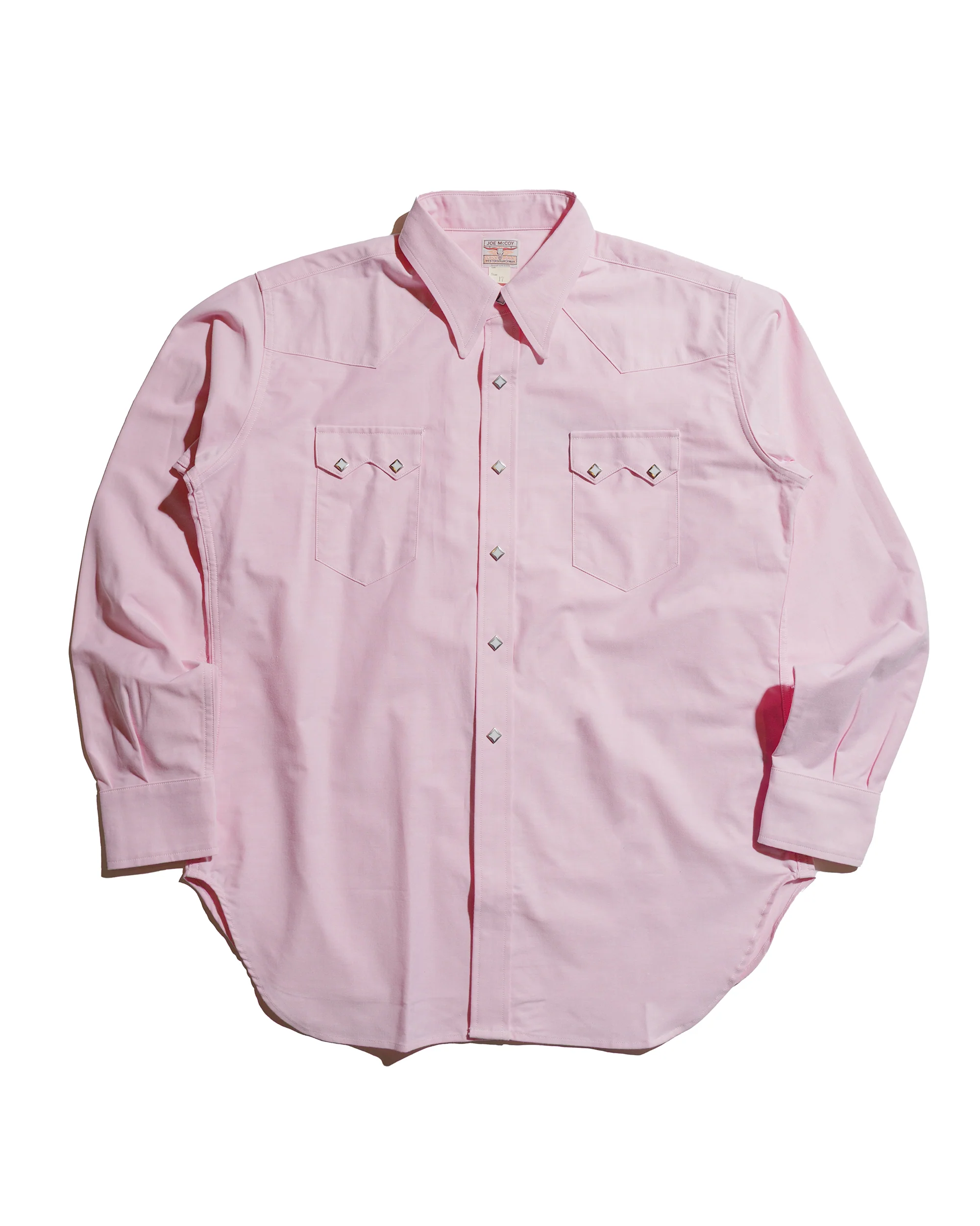 The Real McCoy's MS25012 Oxford Western Shirt / Sawtooth Pink