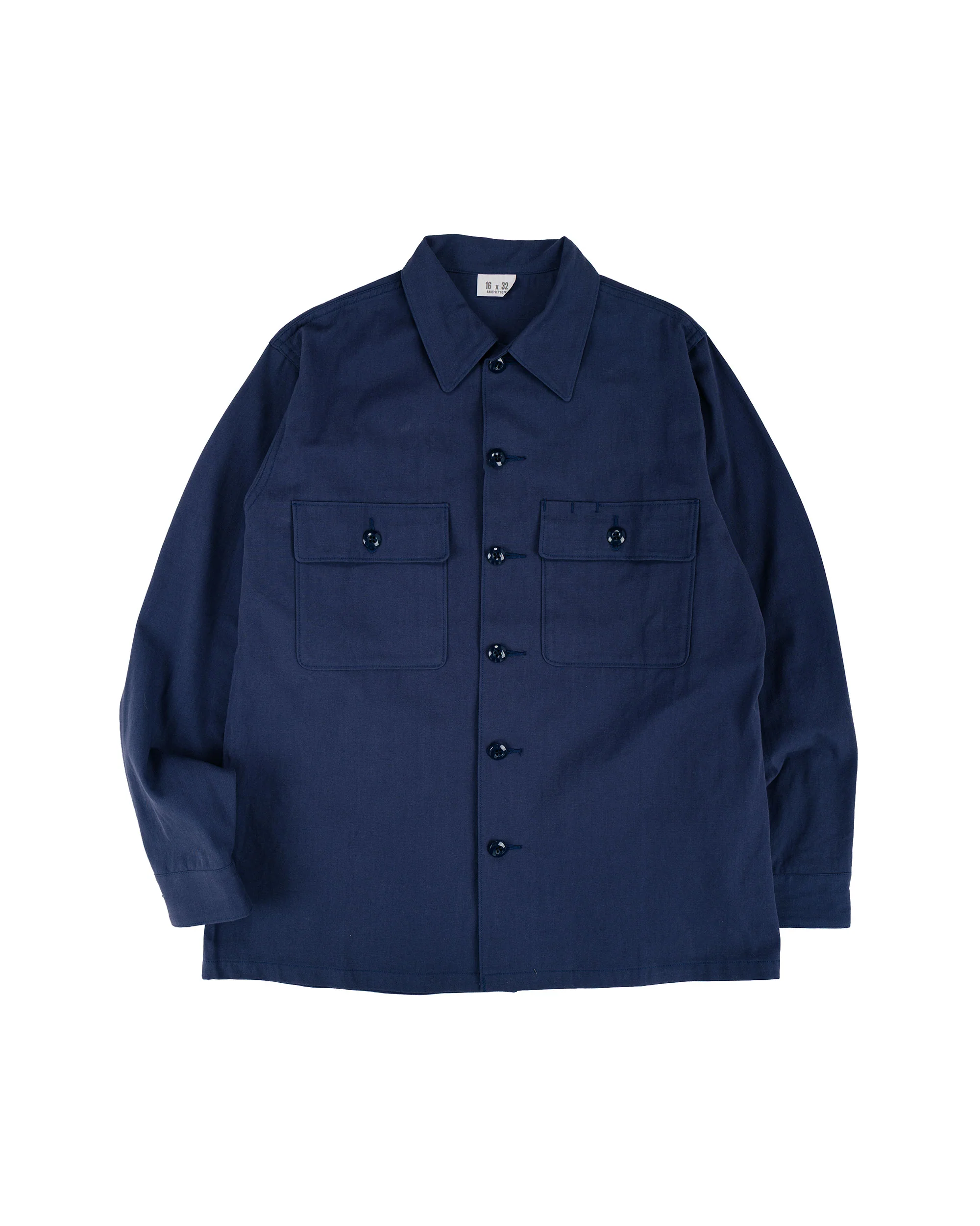 The Real McCoy's MS26003 Shirt, Man's, Missile Combat Crew Blue