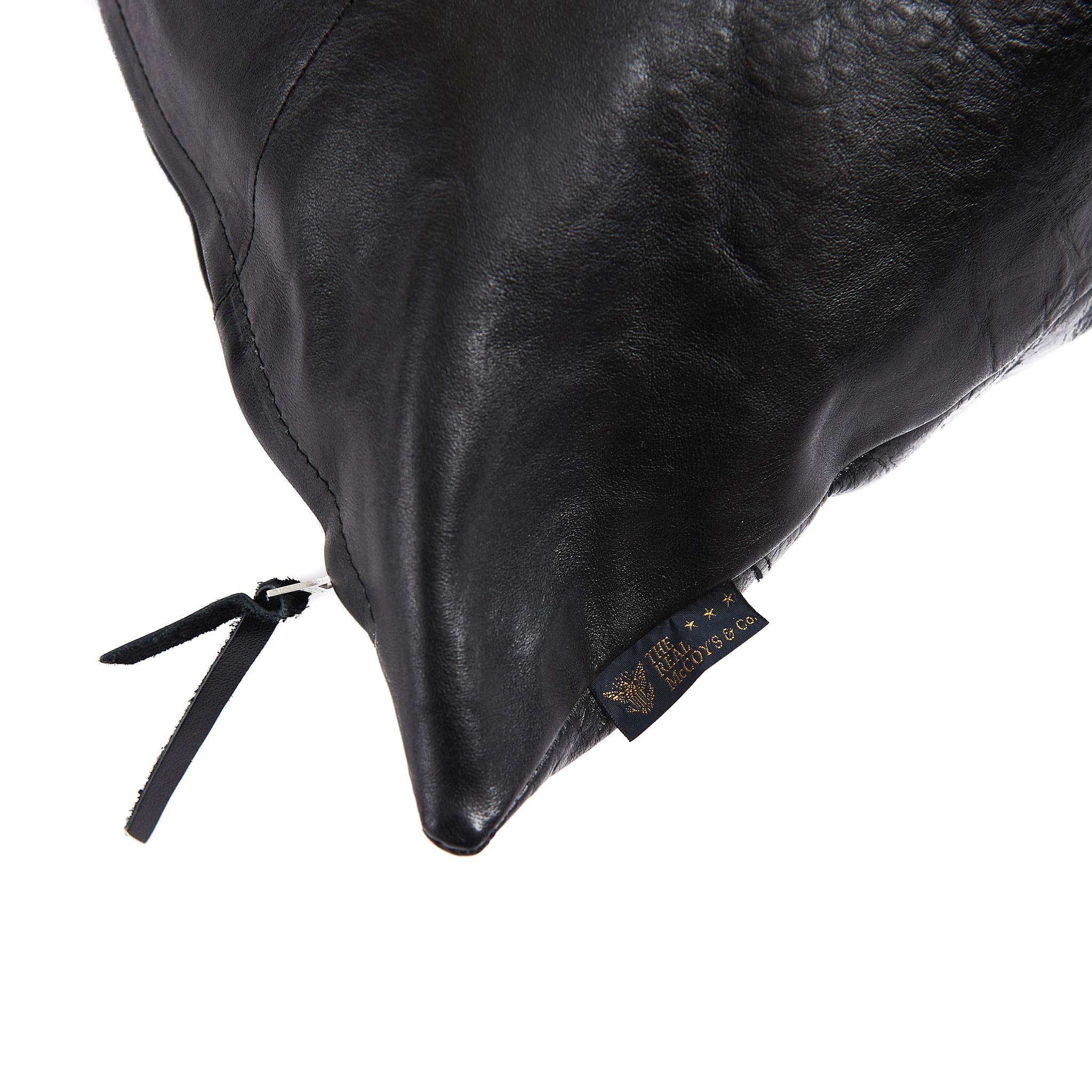 The Real McCoy's MW18101 Horsehide Cushion (Large) Black - Image 3