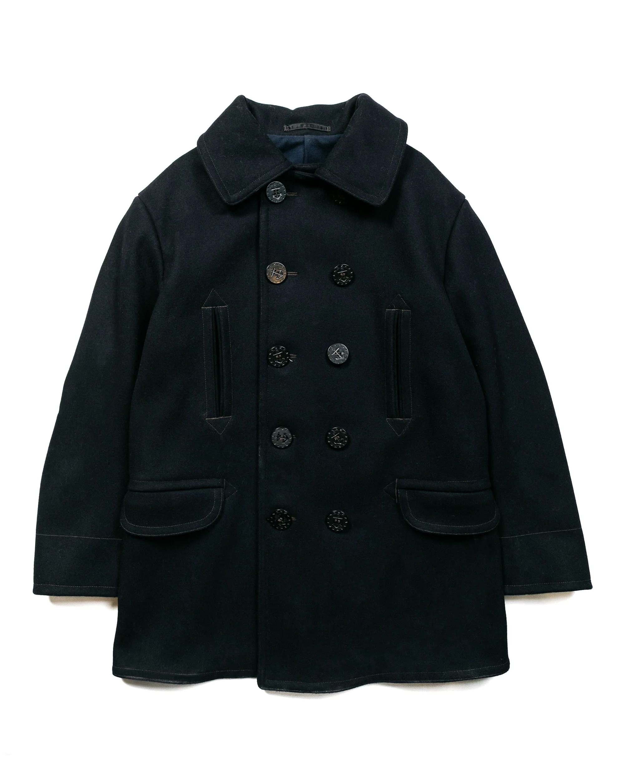The Real McCoy's MJ22113 U.S. Navy Pea Coat (1913) Navy