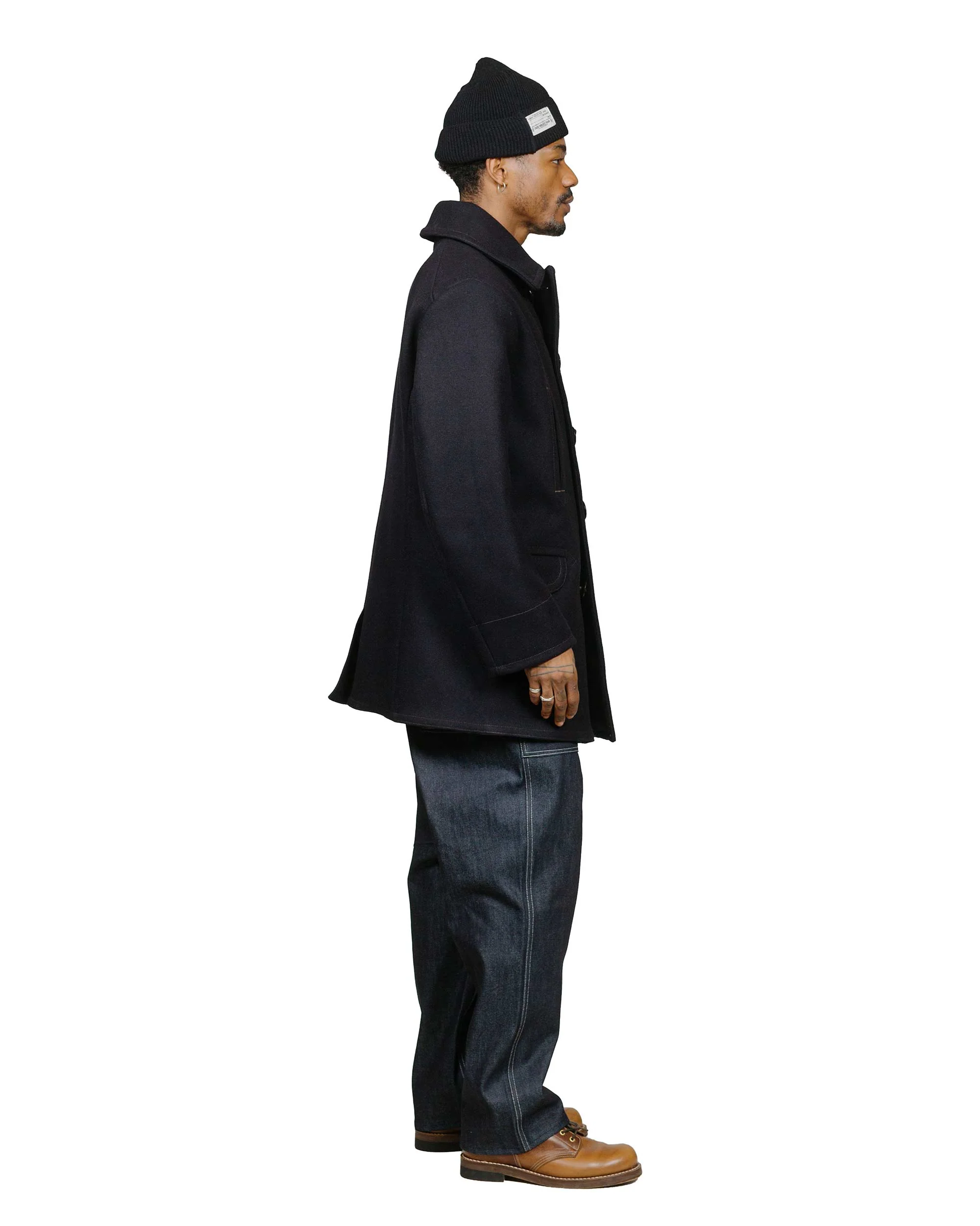 The Real McCoy's MJ22113 U.S. Navy Pea Coat (1913) Navy - Image 3