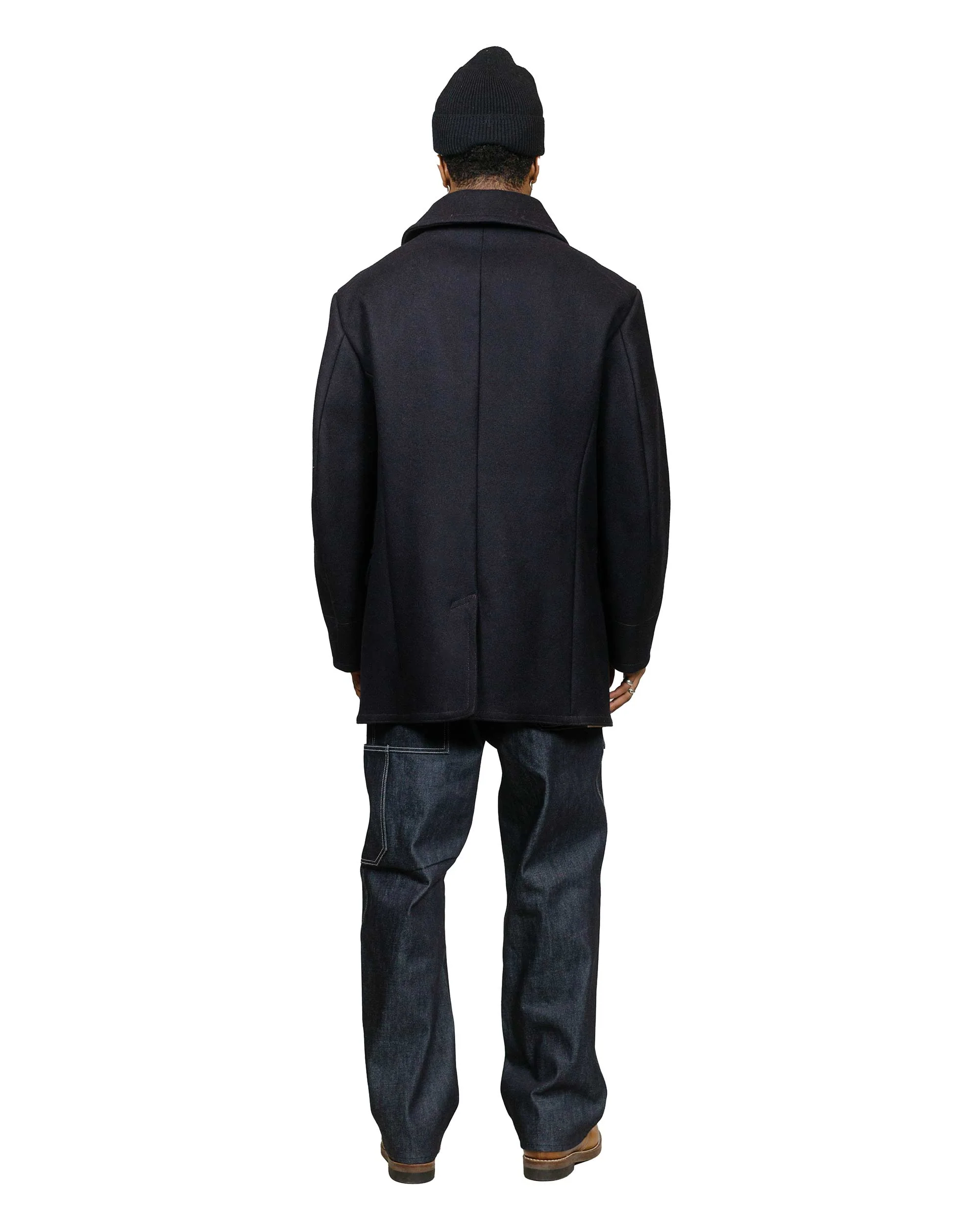The Real McCoy's MJ22113 U.S. Navy Pea Coat (1913) Navy - Image 4