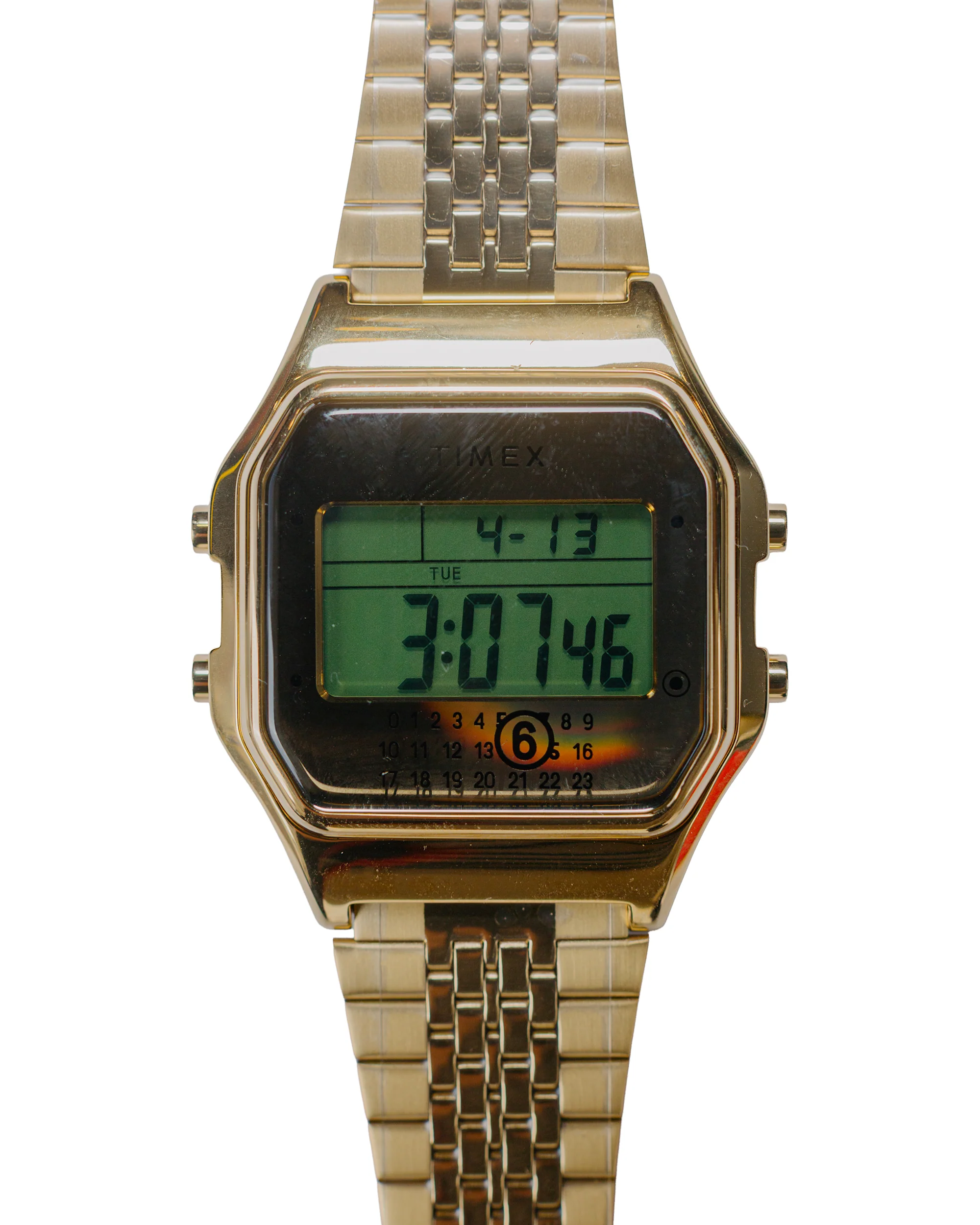 Timex MM6 Maison Margiela Digital T80 34mm Gold-Tone Gift Set - Image 2