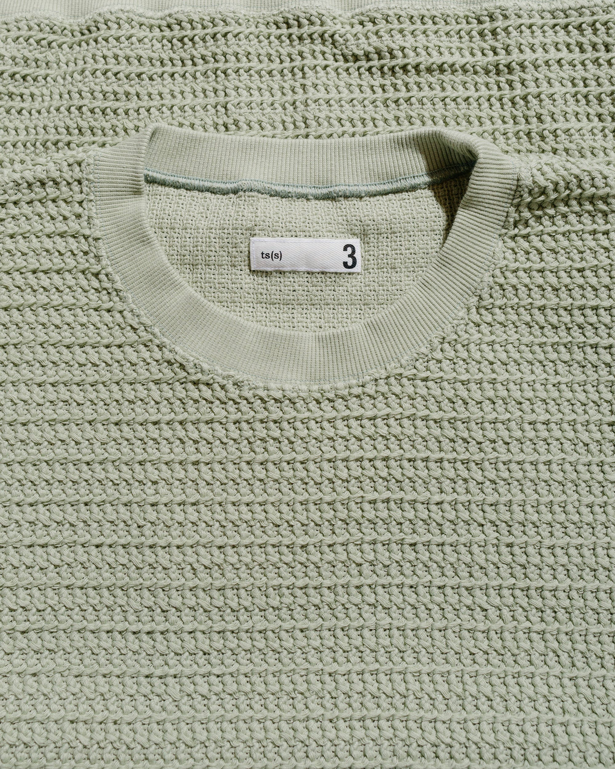 ts(s) Crew Neck Sweatshirt Cotton/Polyester Russell Knitting Jersey Pistachio - Image 5