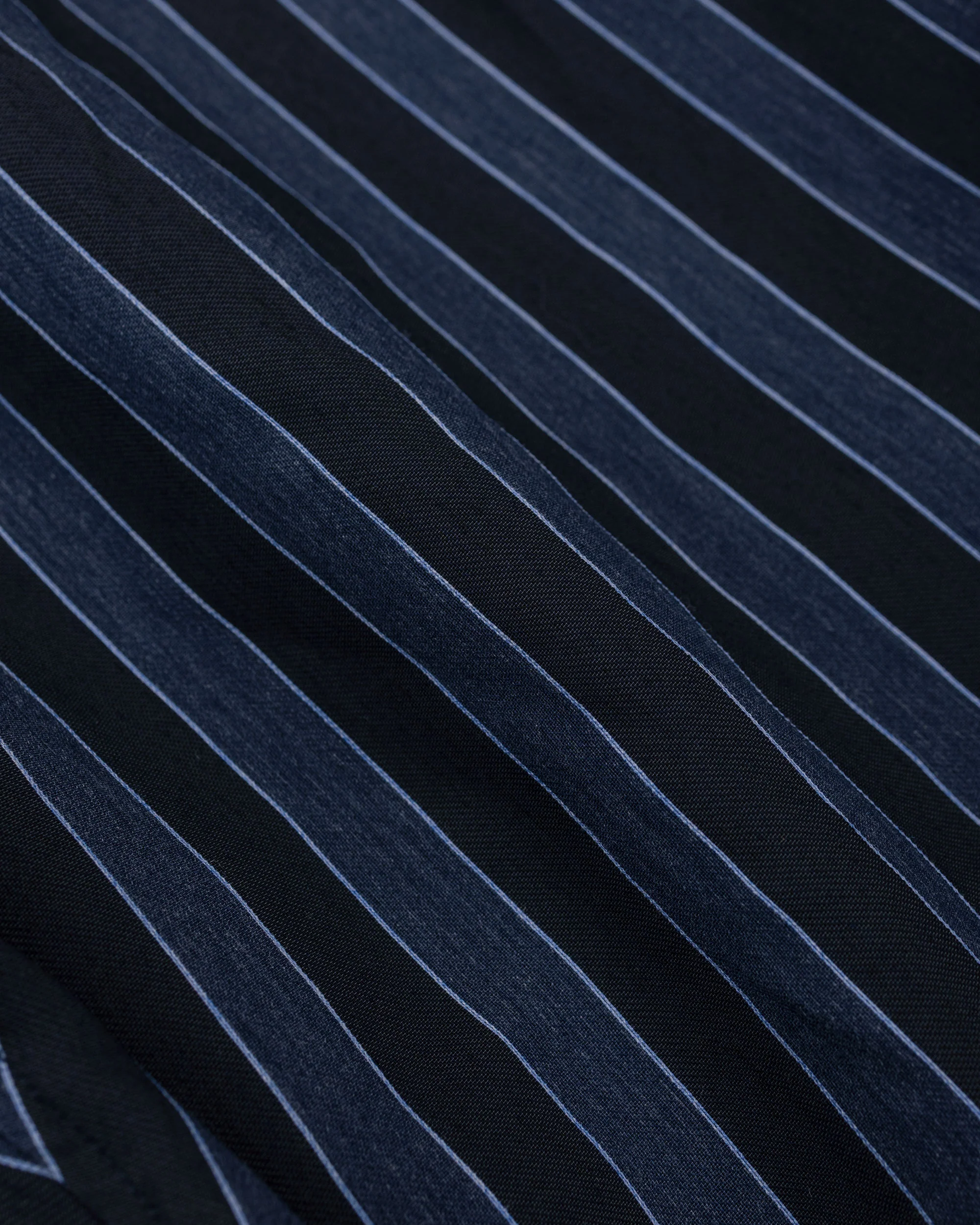 ts(s) Drawstring Shorts Bold Stripe Viscose/Polyester Cloth Navy - Image 6