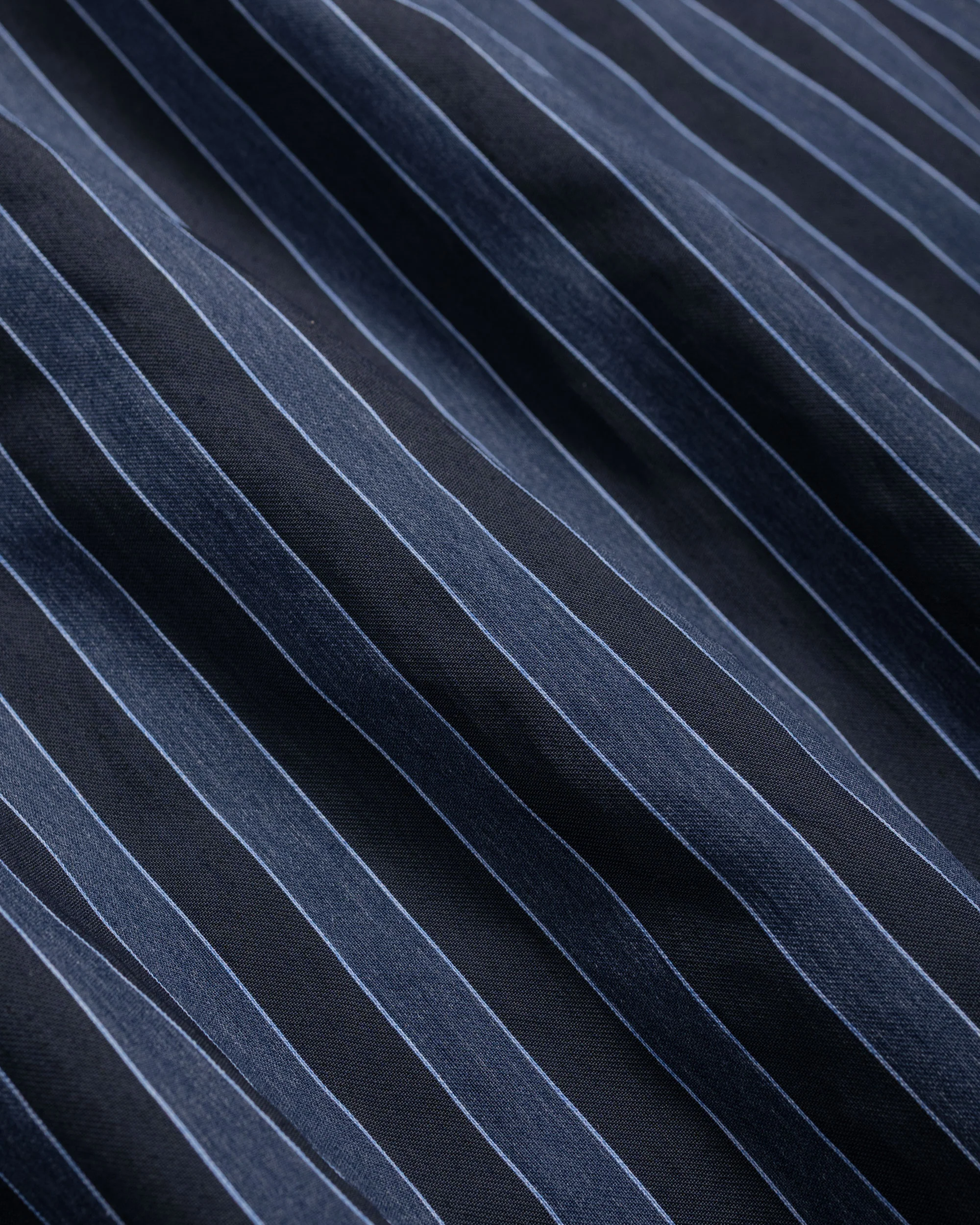 ts(s) Jacket Shirt Bold Stripe Viscose/Polyester Cloth Navy - Image 6