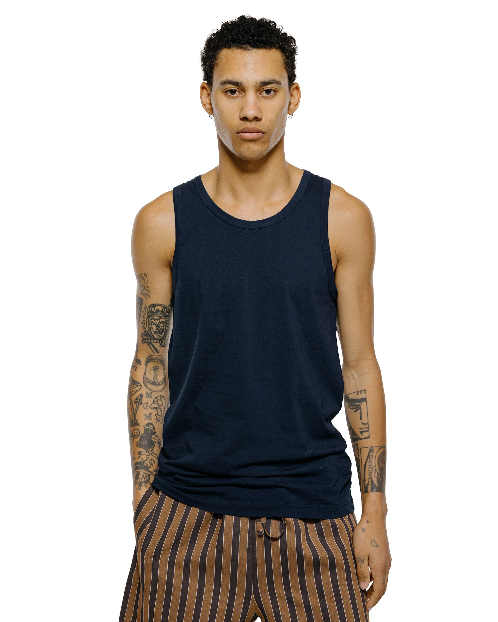ts(s) Tank Top High Gauge Cotton Jersey Navy - Image 2