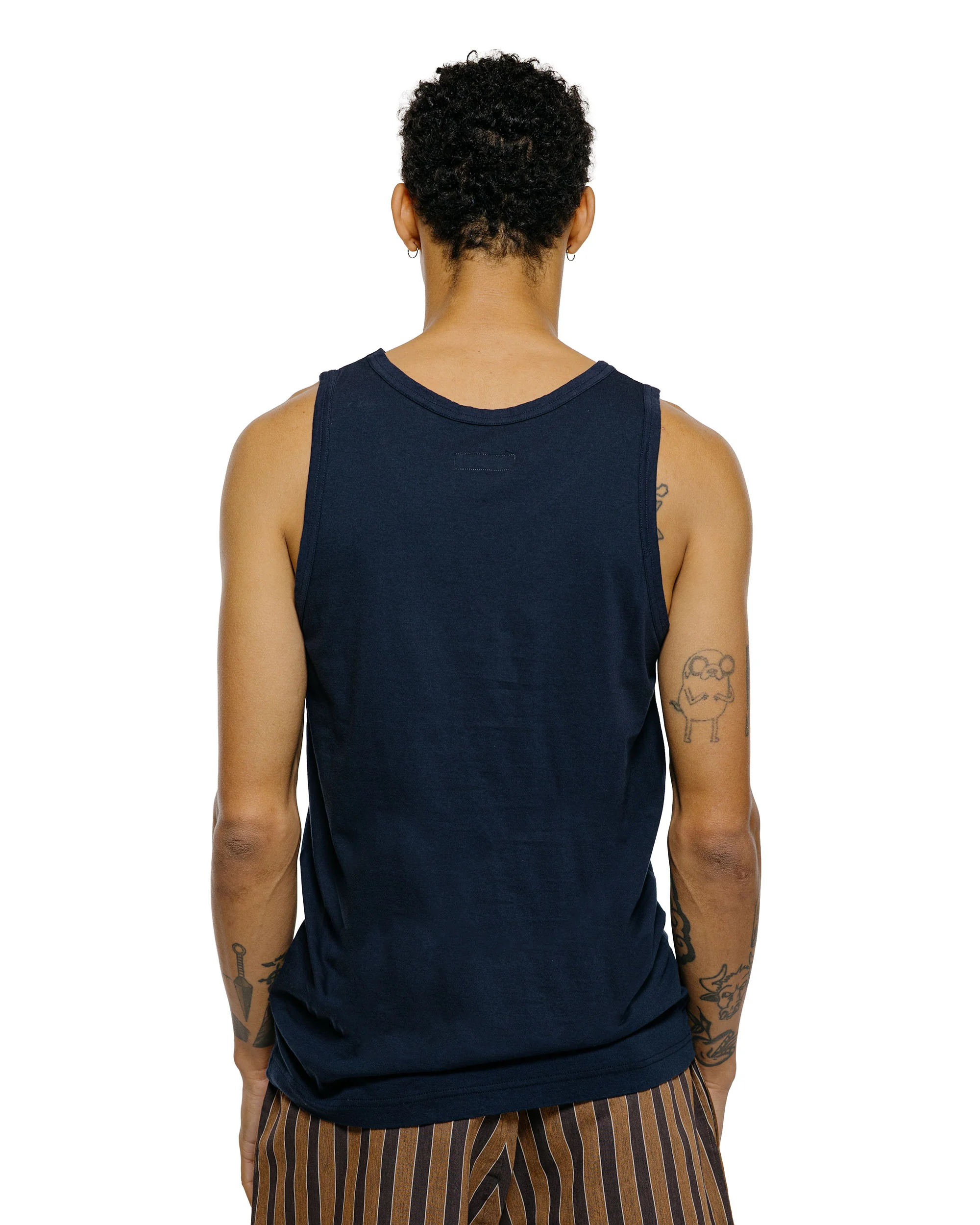 ts(s) Tank Top High Gauge Cotton Jersey Navy - Image 3