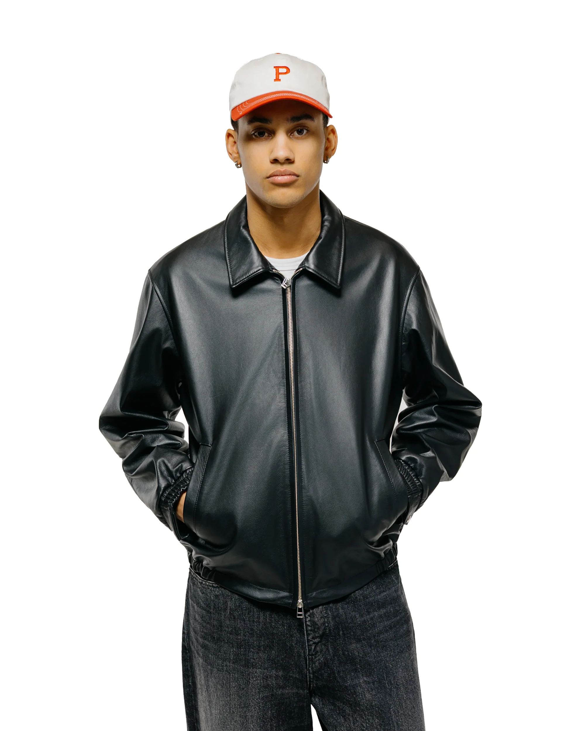 Universal Products Leather Blouson Black - Image 2