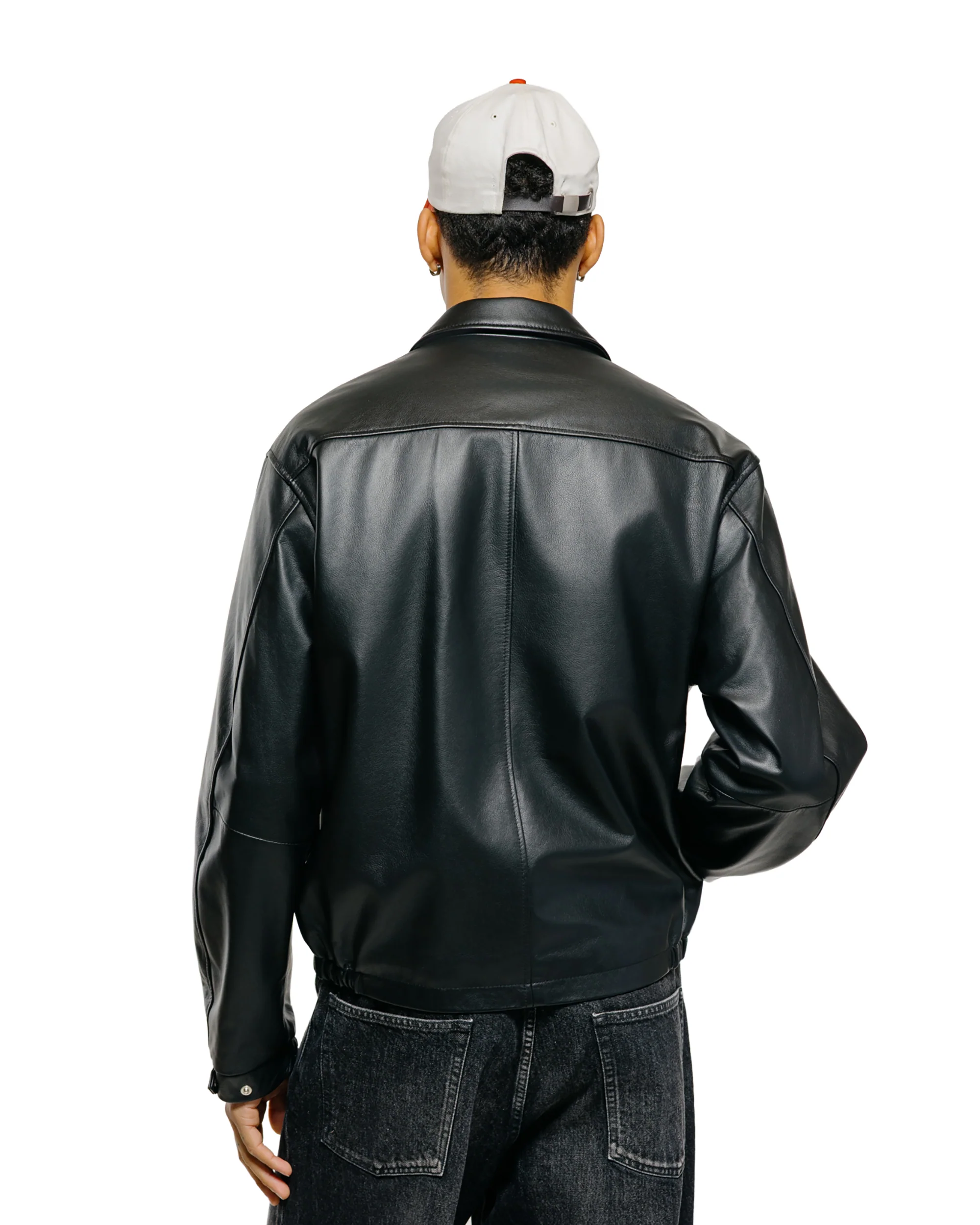 Universal Products Leather Blouson Black - Image 3