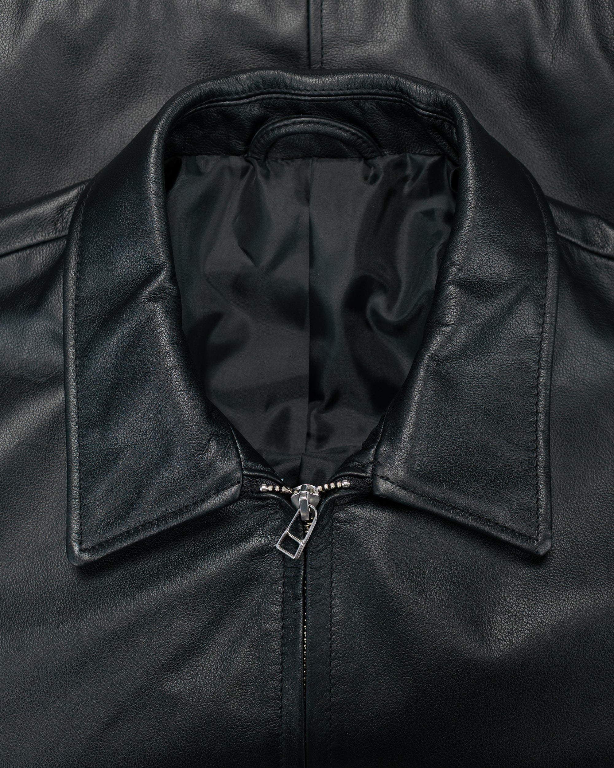 Universal Products Leather Blouson Black - Image 5