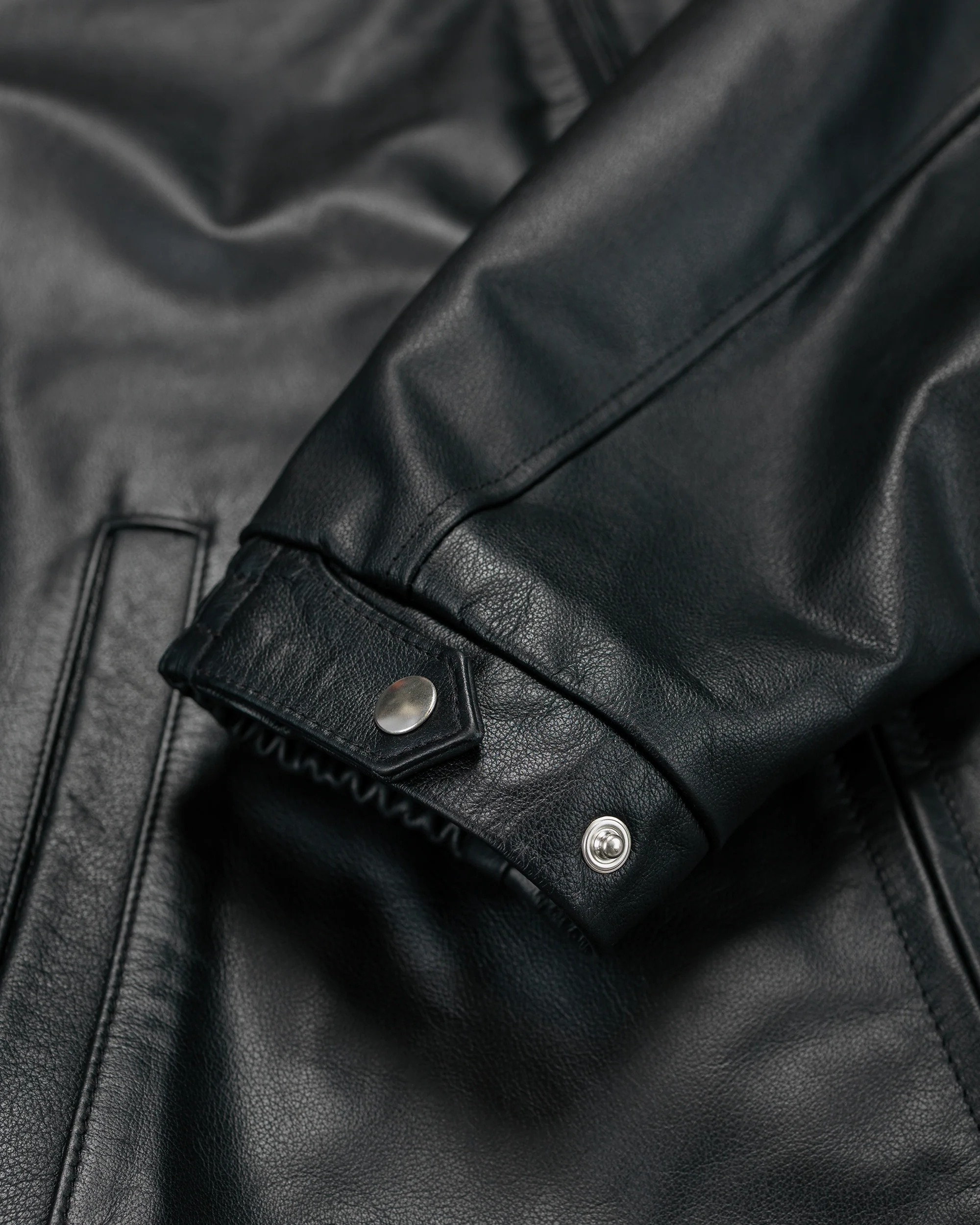 Universal Products Leather Blouson Black - Image 6