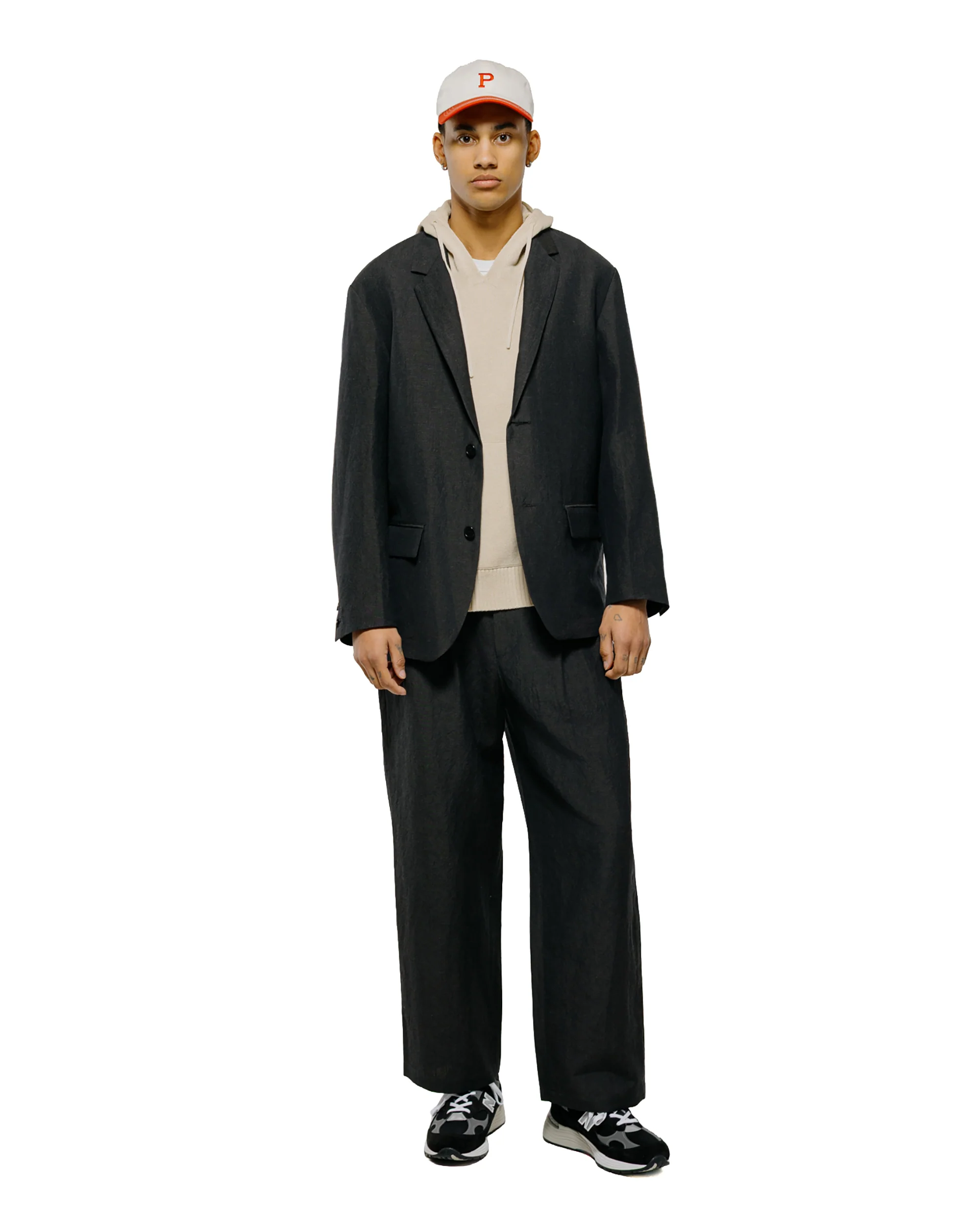 Universal Products Linen Knit Hoodie Ecru - Image 4