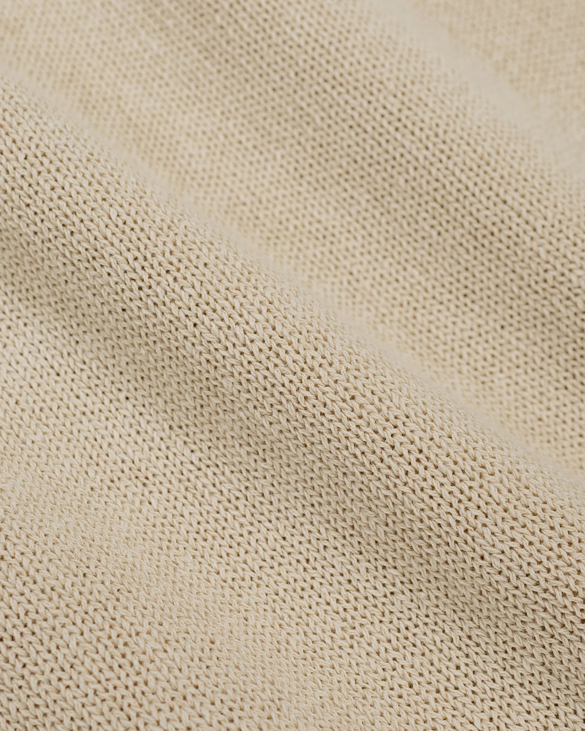 Universal Products Linen Knit Hoodie Ecru - Image 6