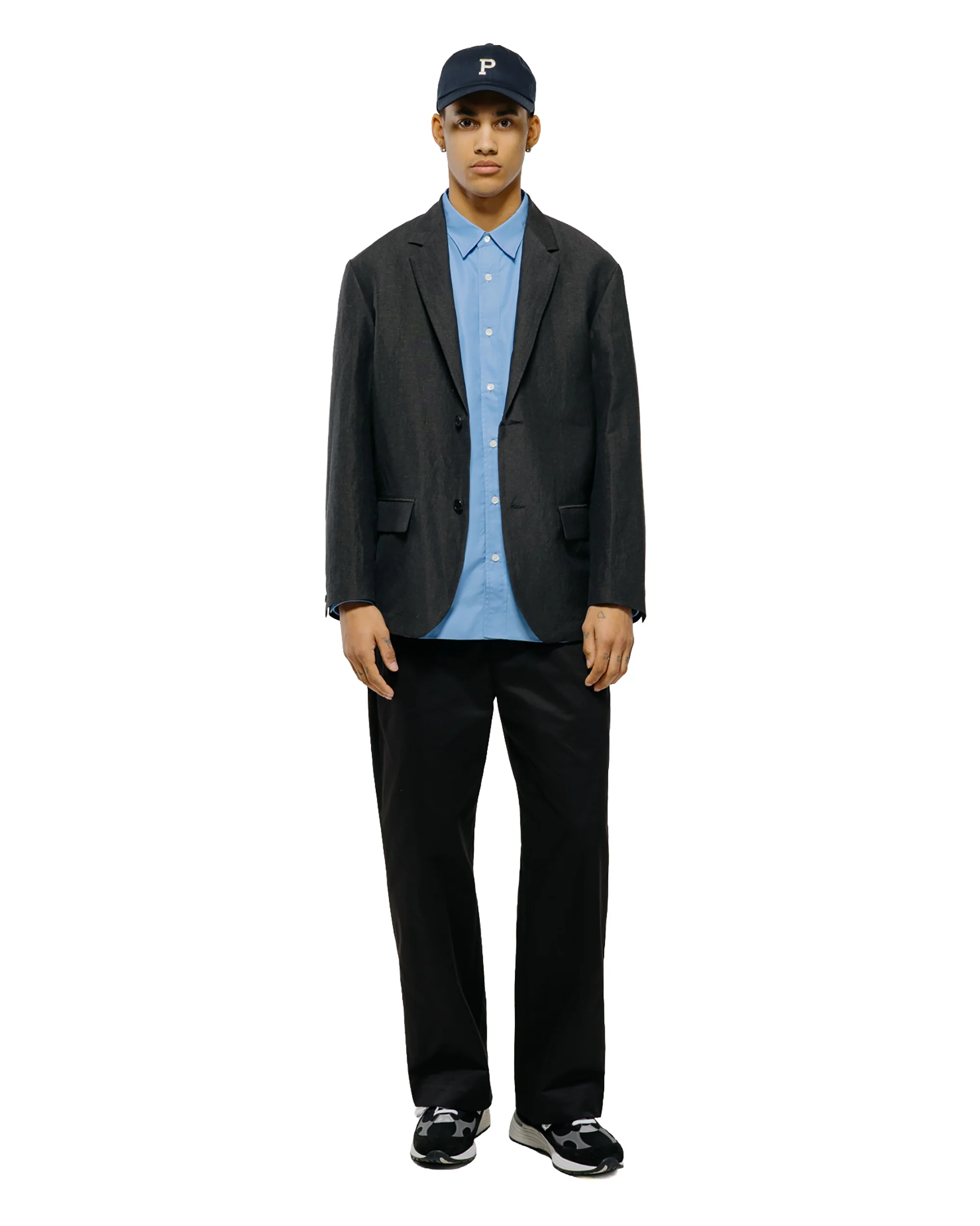 Universal Products No Tuck Chino Trousers Black - Image 4