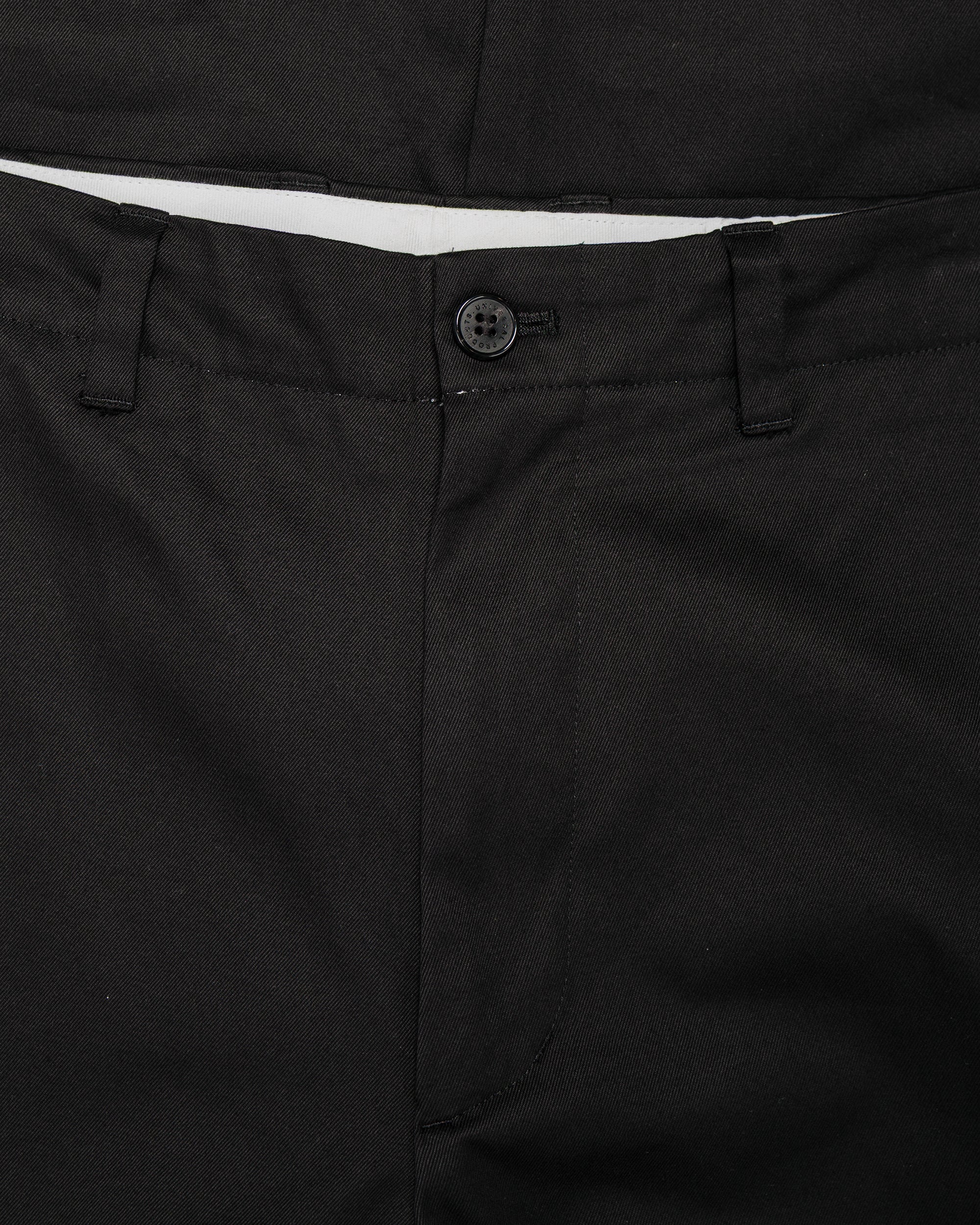 Universal Products No Tuck Chino Trousers Black - Image 5