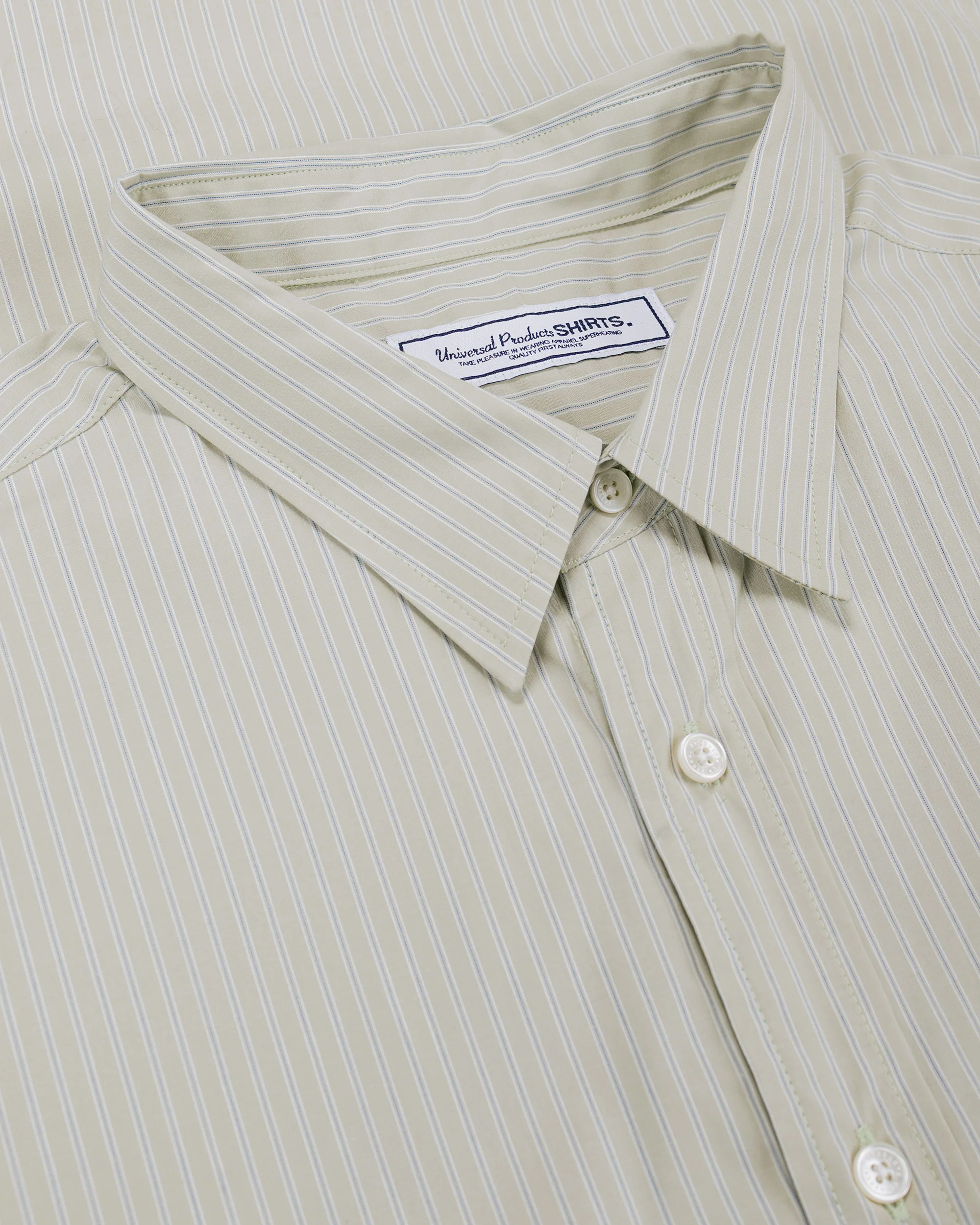 Universal Products S/S Regular Shirts Green - Image 5