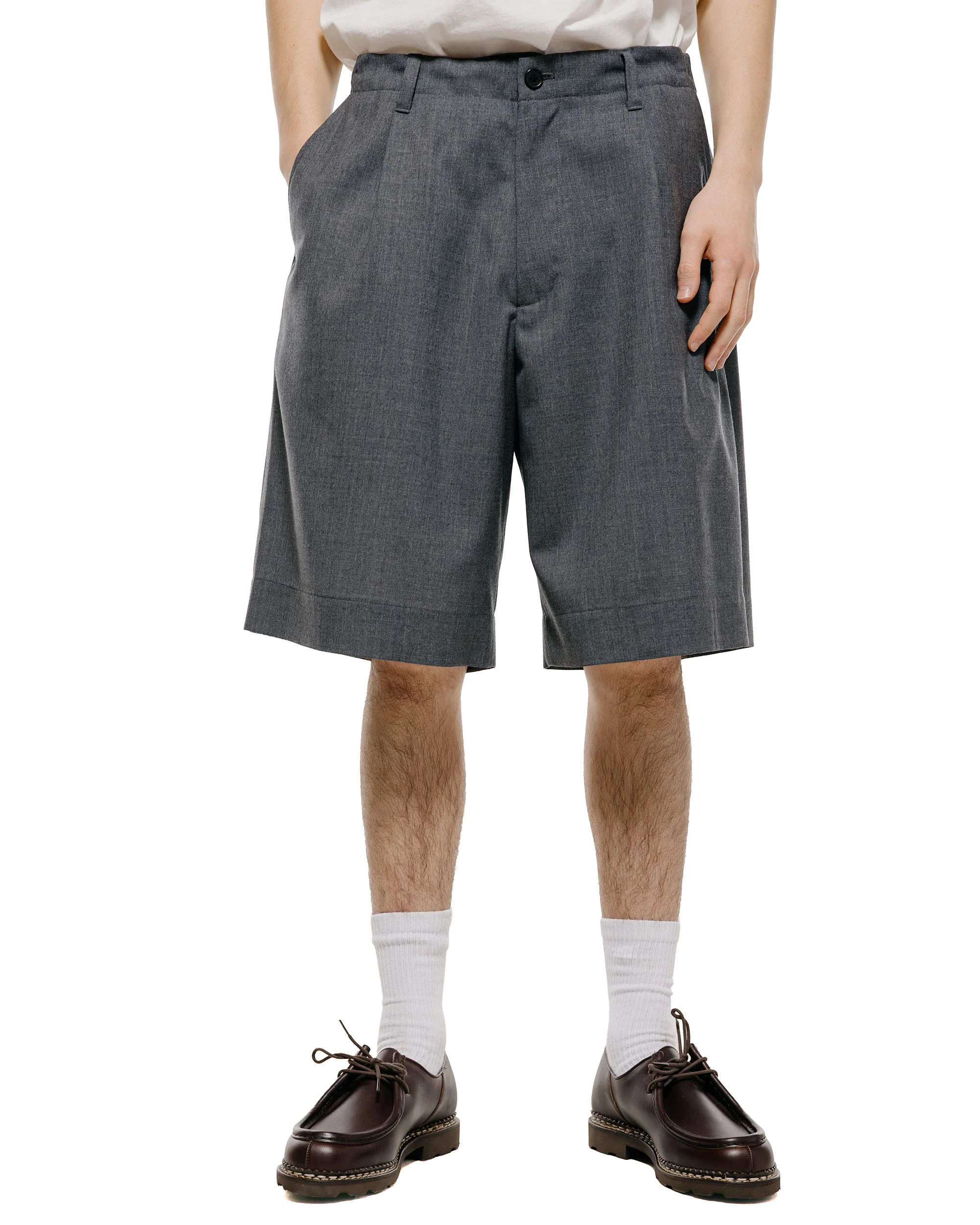 Universal Products Wool Shorts Gray - Image 2