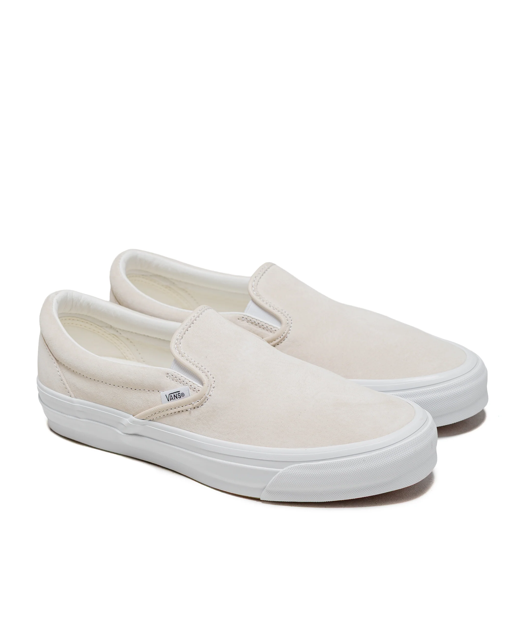 Vans Premium Slip-On 98 LX Pig Suede Creme Brule Beige - Image 2