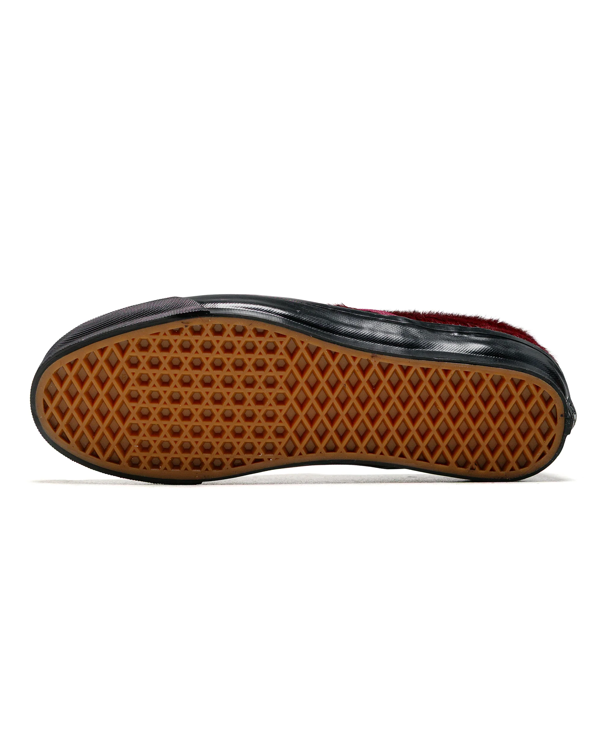 Vans Premium Slip-On Reissue 98 LX Pony Hair Burgundy - Image 5