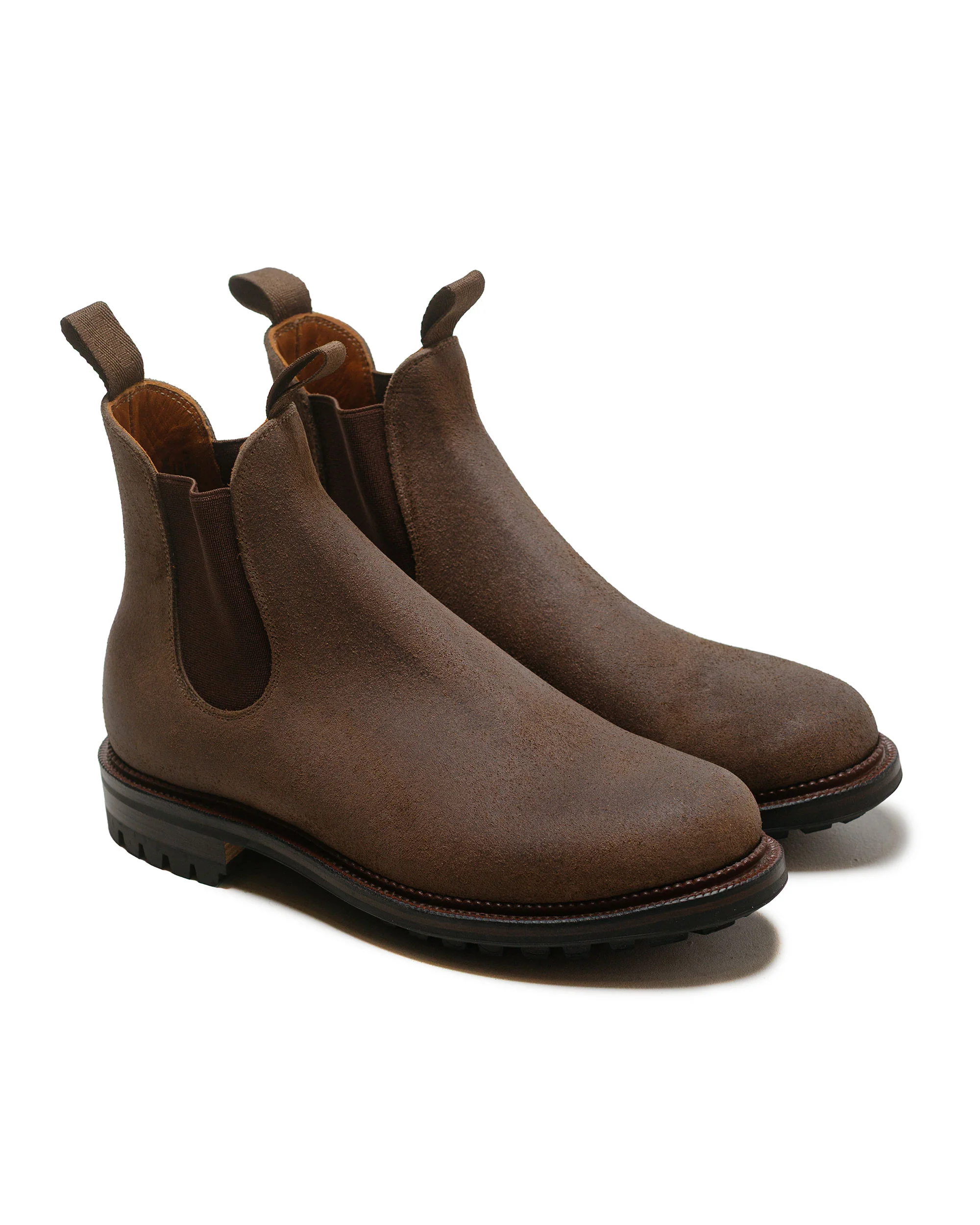 Viberg Chelsea 2030 Chocolate Chamois Roughout - Image 2