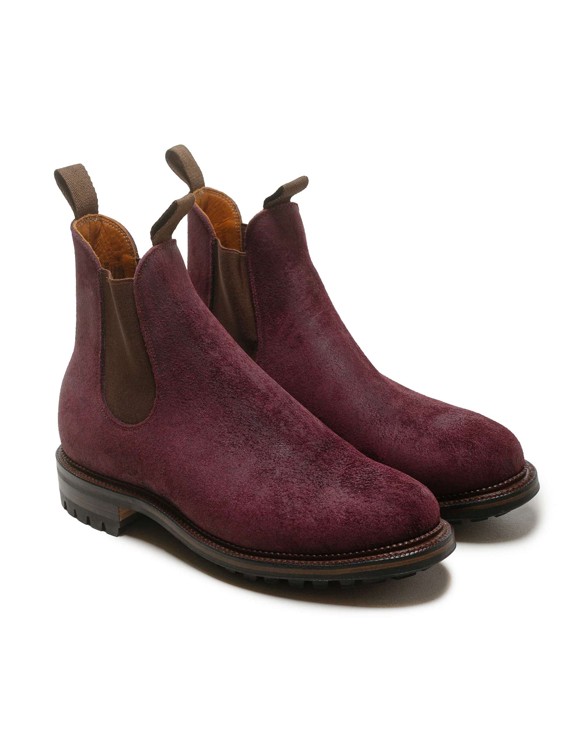 Viberg Chelsea 2030 Rare Wine Chamois Roughout - Image 2