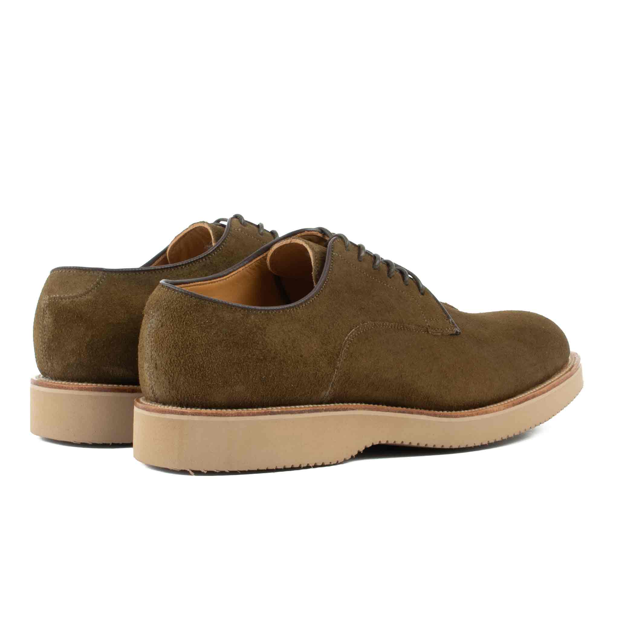 Viberg Mushroom Chamois Roughout Derby Shoe - Image 3