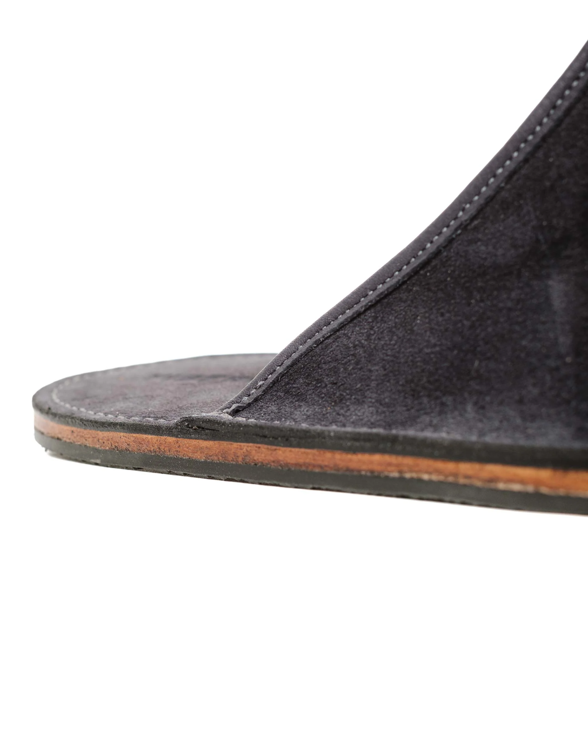 Viberg Slide Storm Grey Janus Calf Suede - Image 4