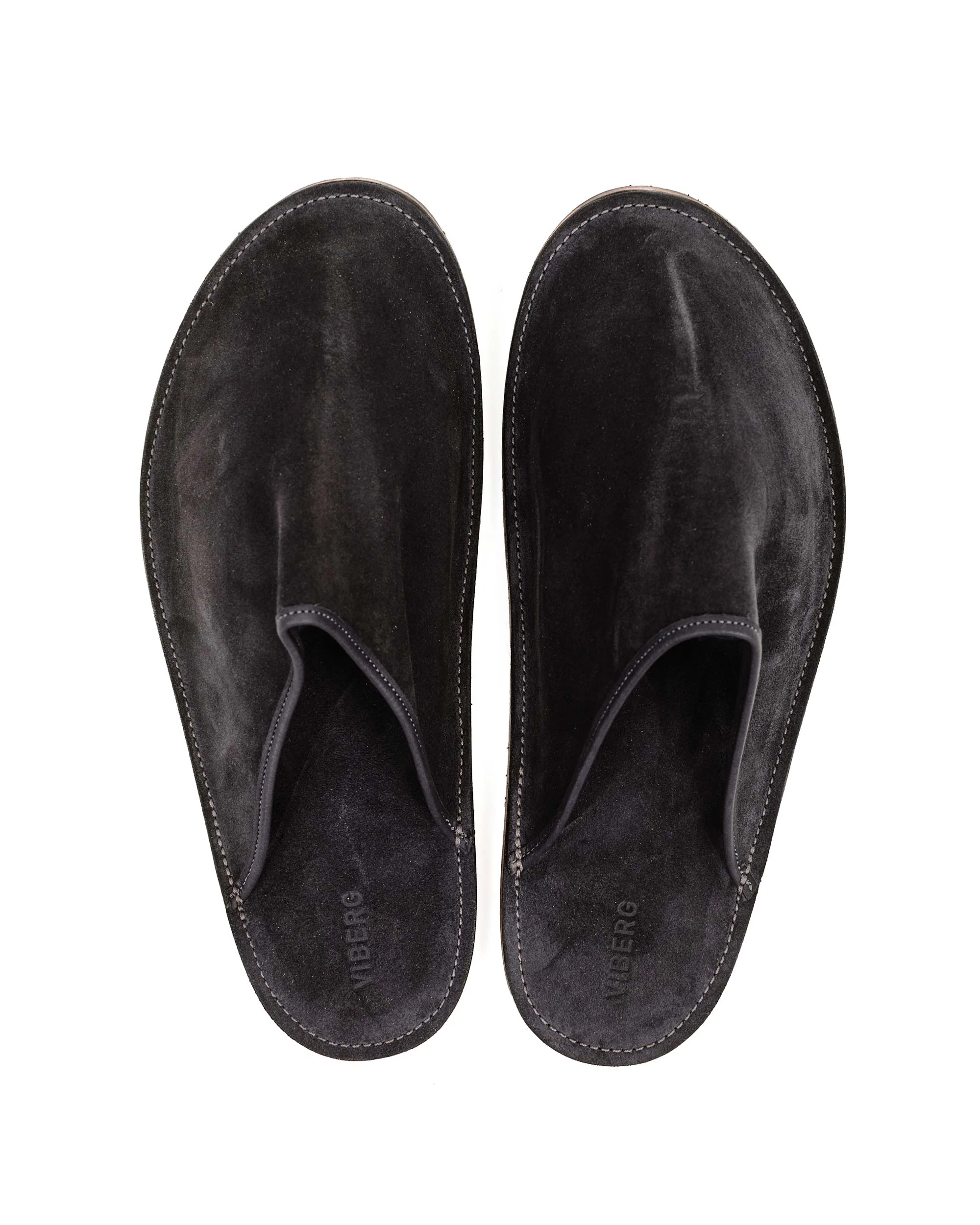 Viberg Slide Storm Grey Janus Calf Suede - Image 5
