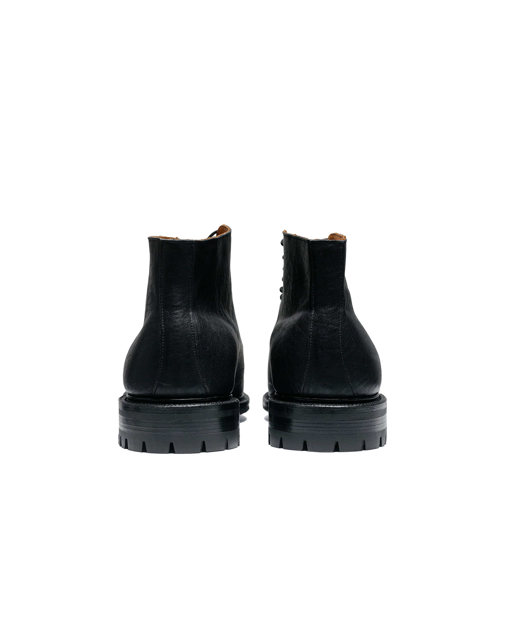 Viberg Wholecut Boot Nero Washed Kangaroo - Image 4