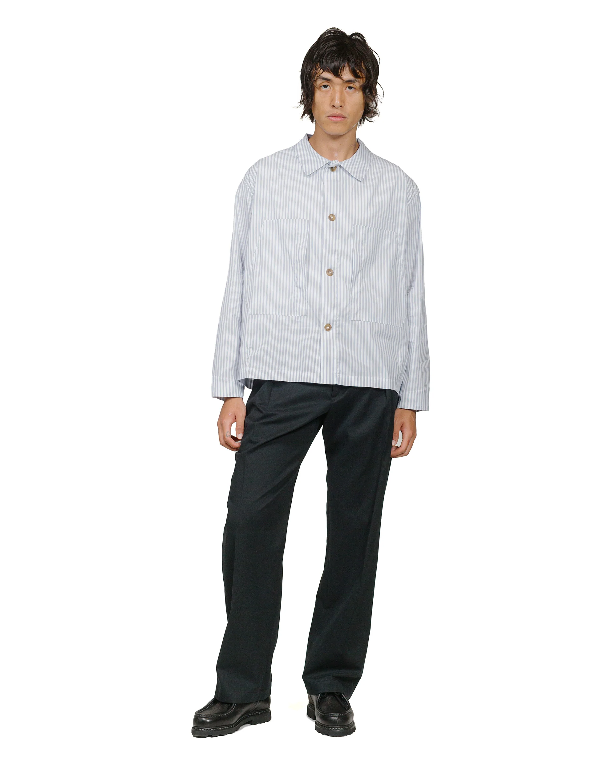 Wanze Cinch Trouser Cotton Twill Black - Image 4