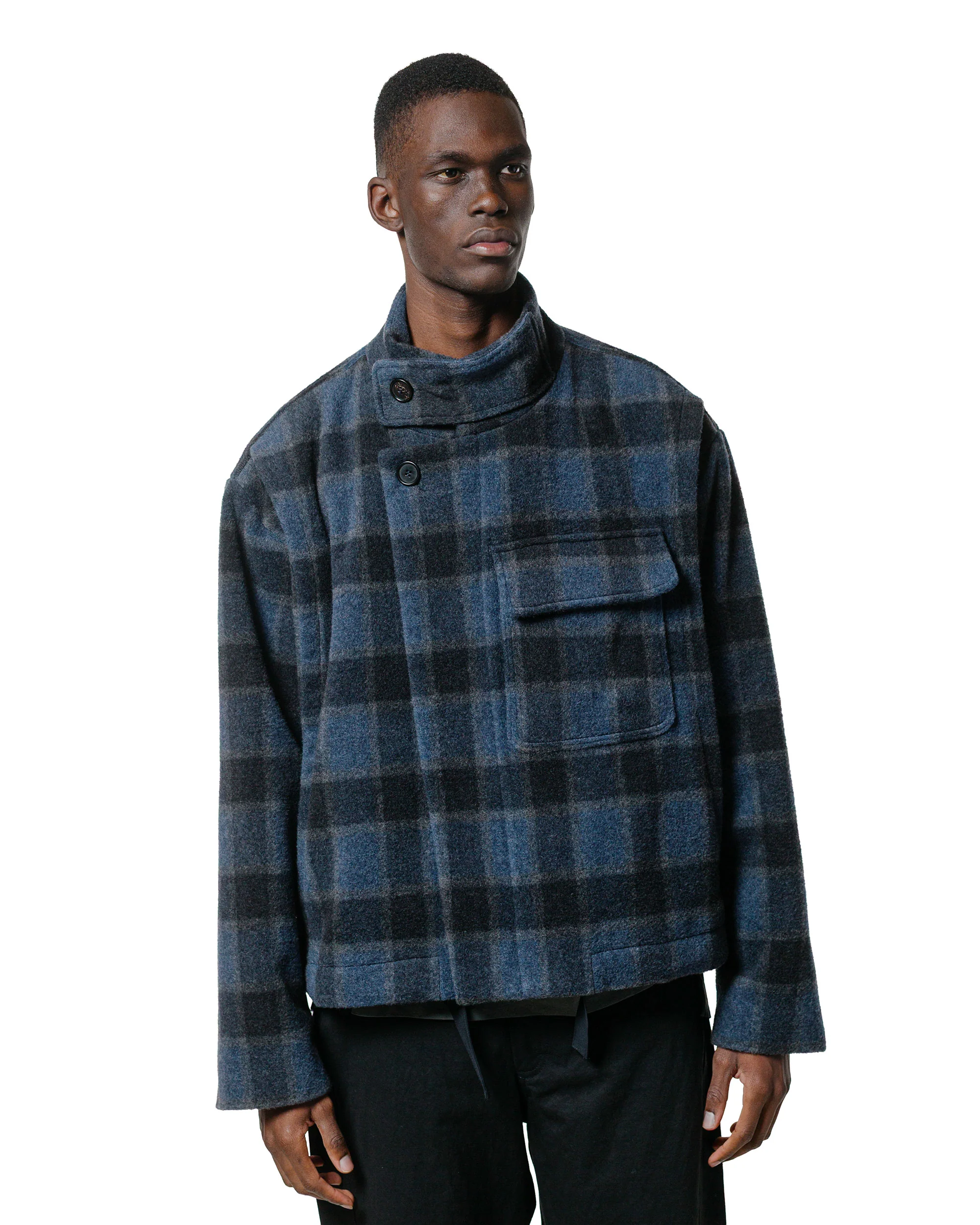Wanze Dispatch Jacket Brushed Wool Plaid - Image 2