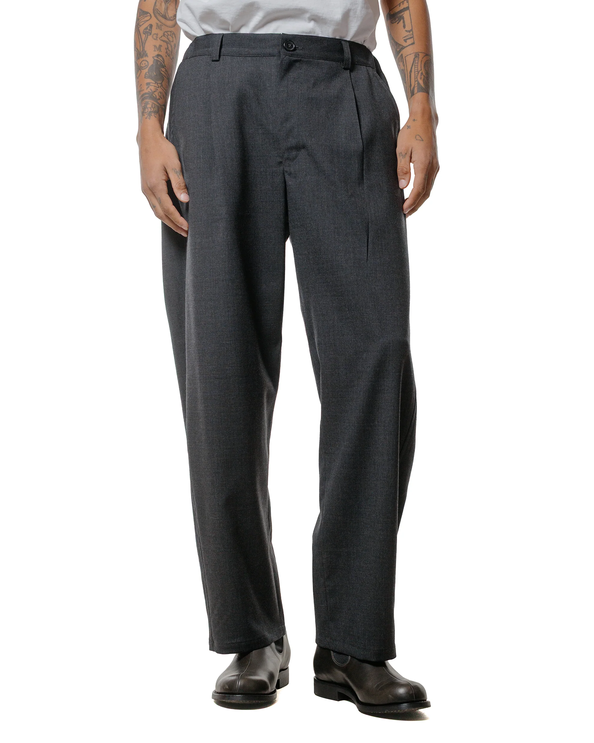 Wanze Easy Trouser Wool Grey - Image 2