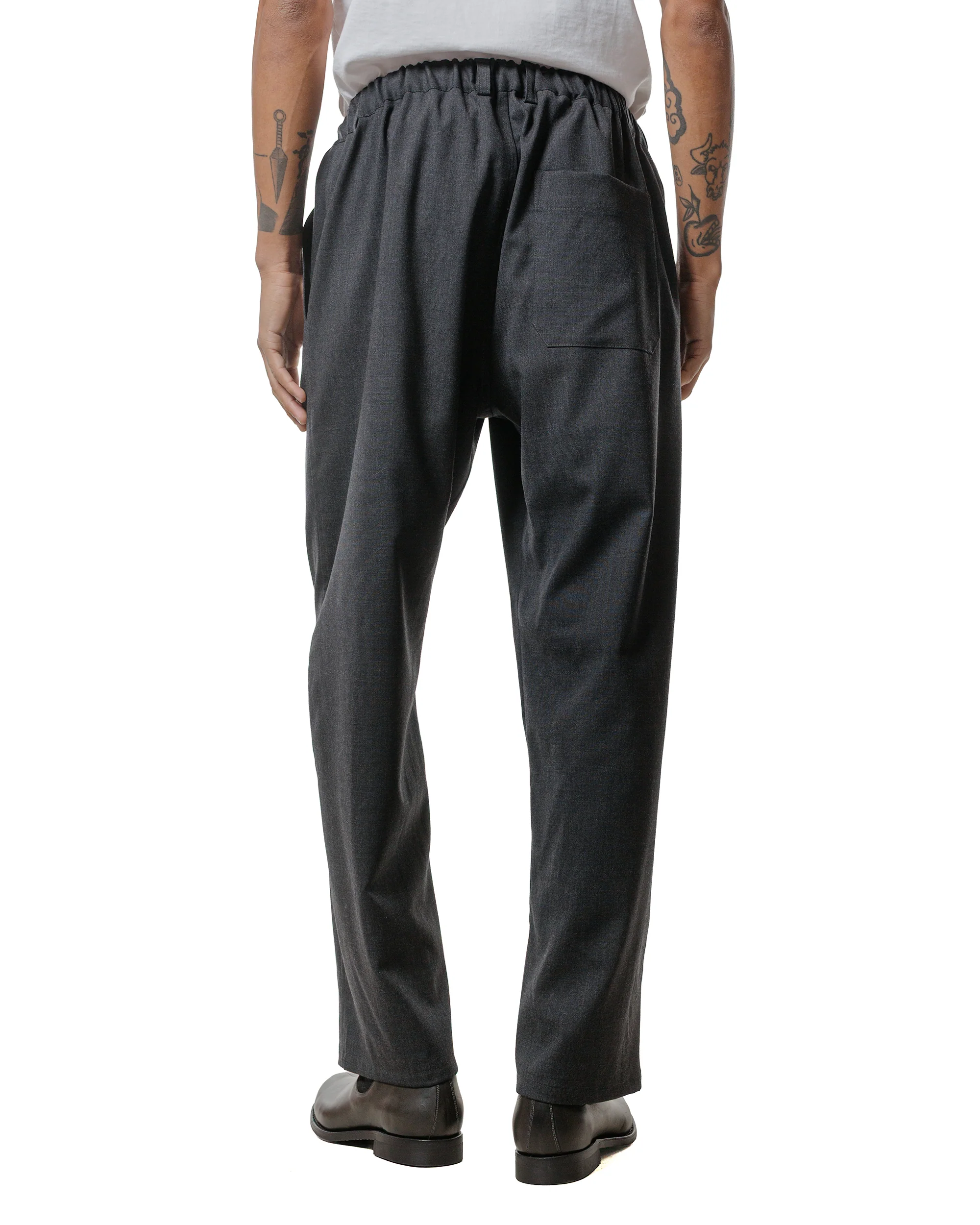 Wanze Easy Trouser Wool Grey - Image 3